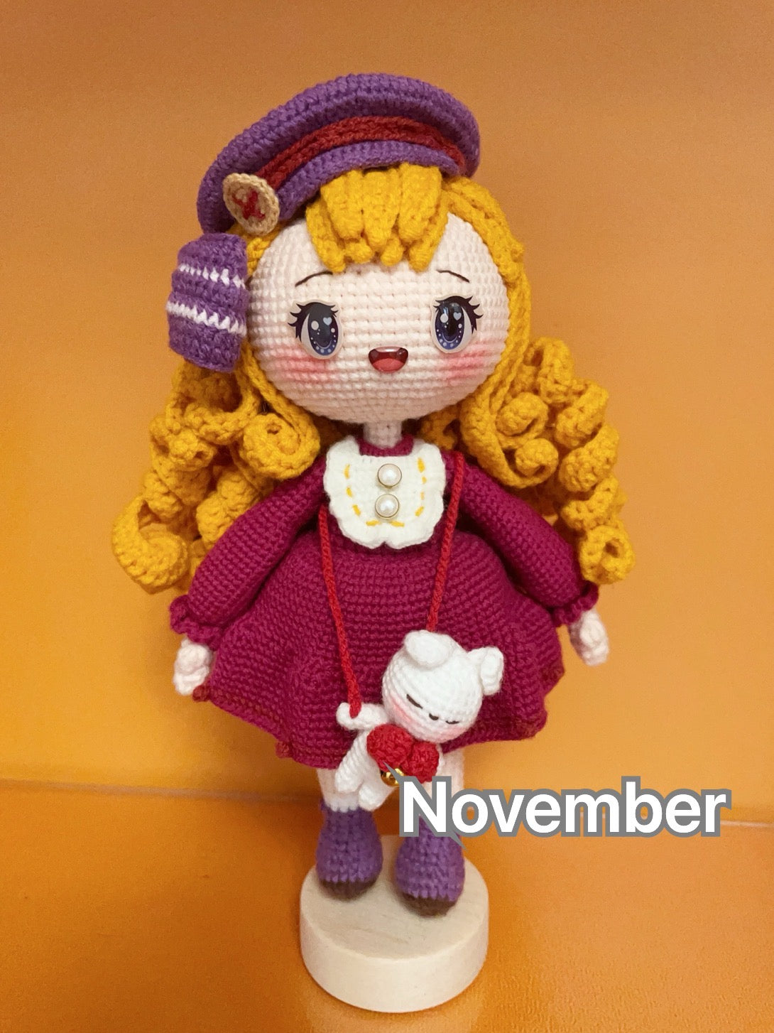 Handcrafted Wishing Doll Crochet Figurine (January to December and Elfs:)