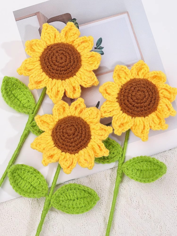 Sunflower Bouquet-Handmade Crochet