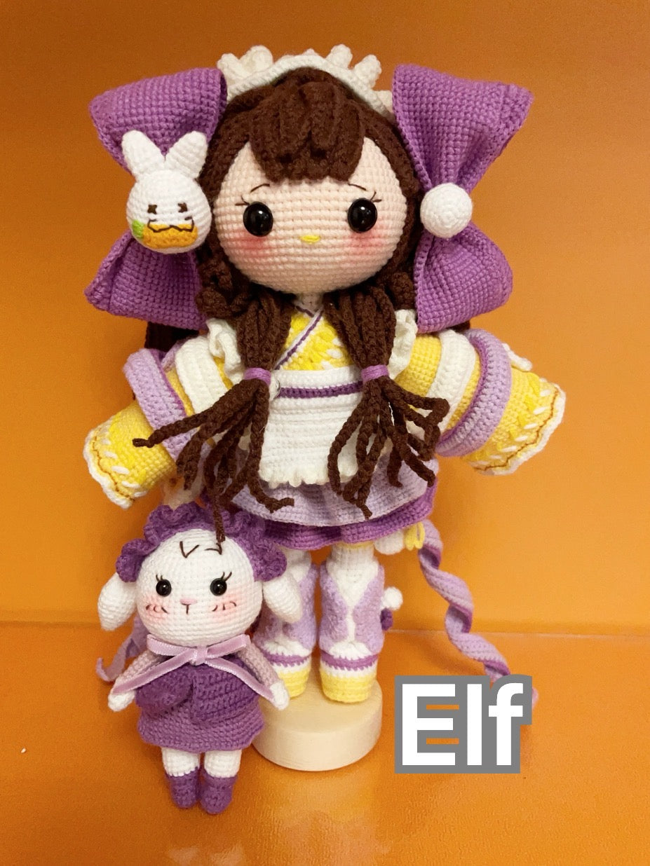 Handcrafted Wishing Doll Crochet Figurine (January to December and Elfs:)