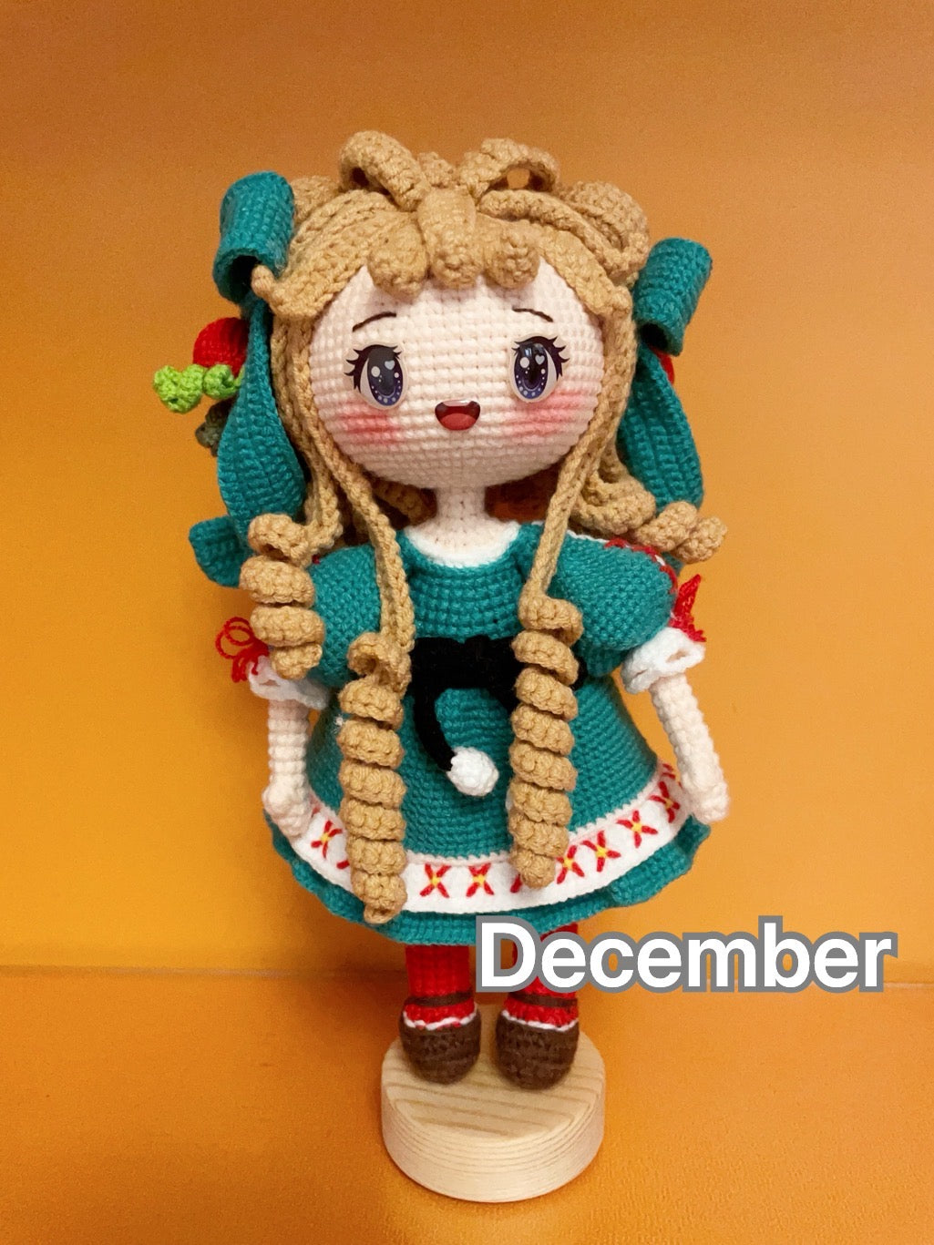 Handcrafted Wishing Doll Crochet Figurine (January to December and Elfs:)