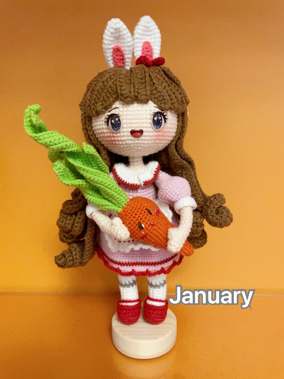 Handcrafted Wishing Doll Crochet Figurine (January to December and Elfs:)