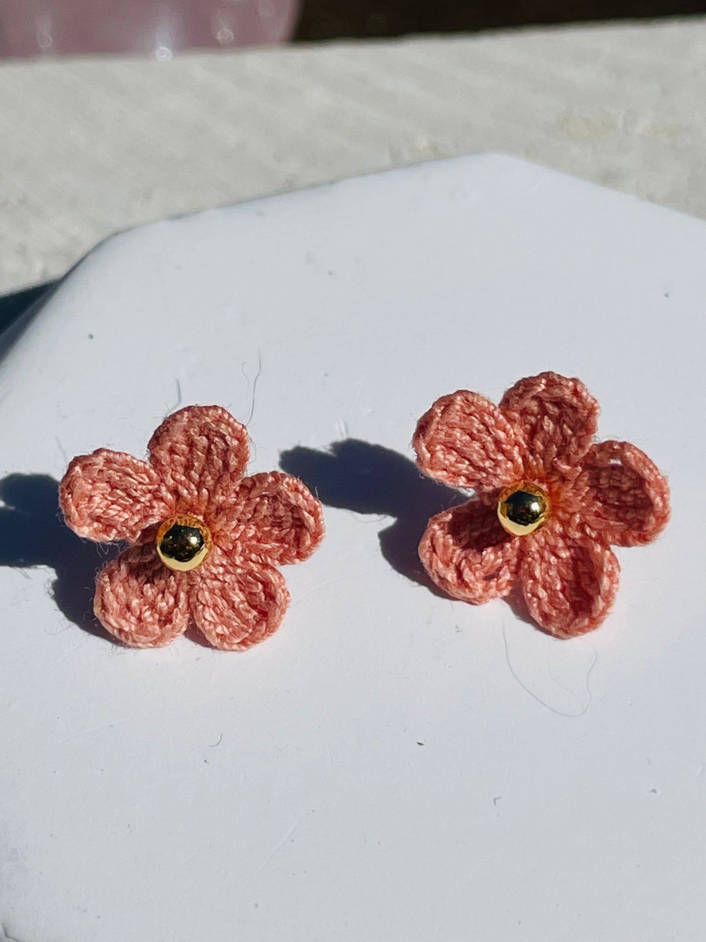 Little Daisy-Handmade Micro Crochet Earring
