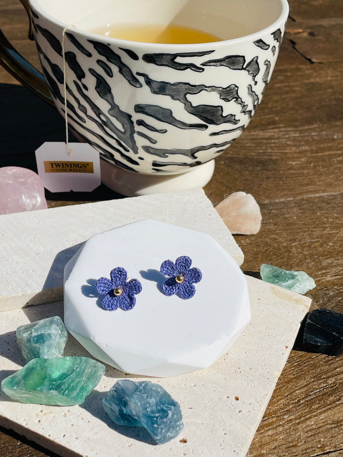 Little Daisy-Handmade Micro Crochet Earring