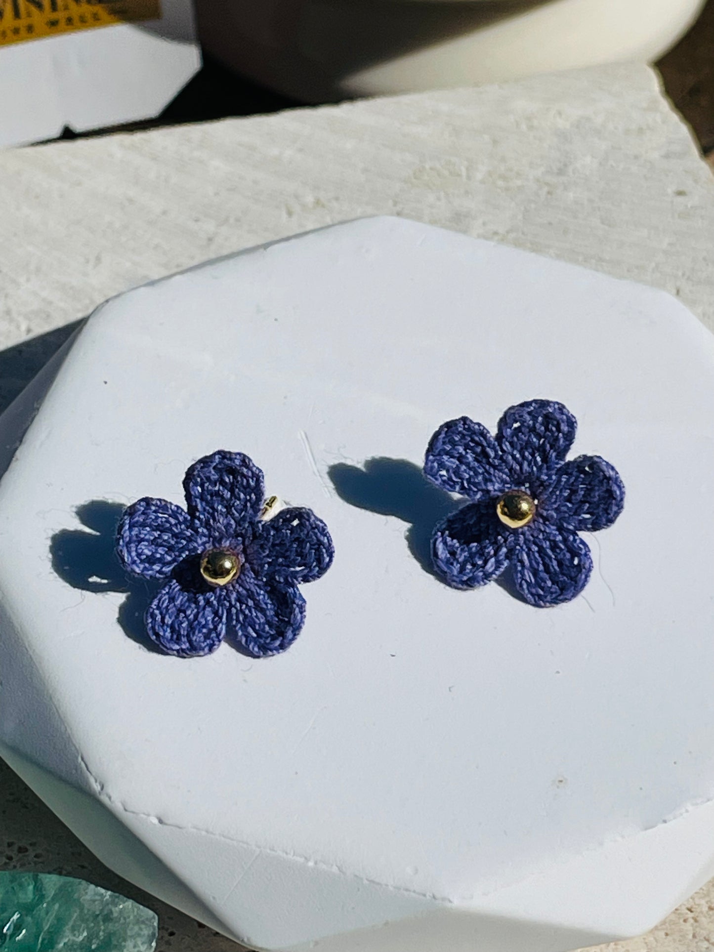 Little Daisy-Handmade Micro Crochet Earring