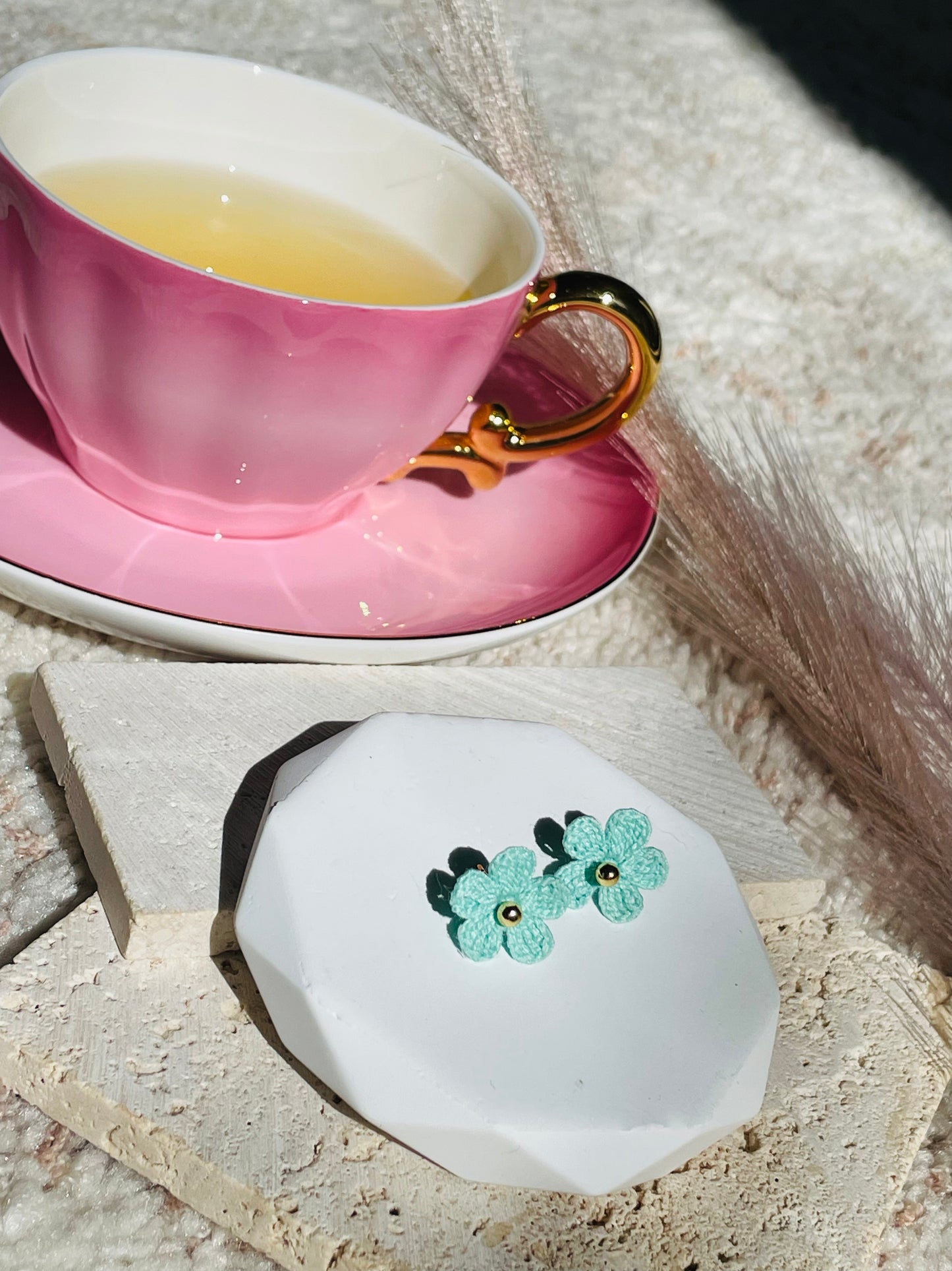 Little Daisy-Handmade Micro Crochet Earring