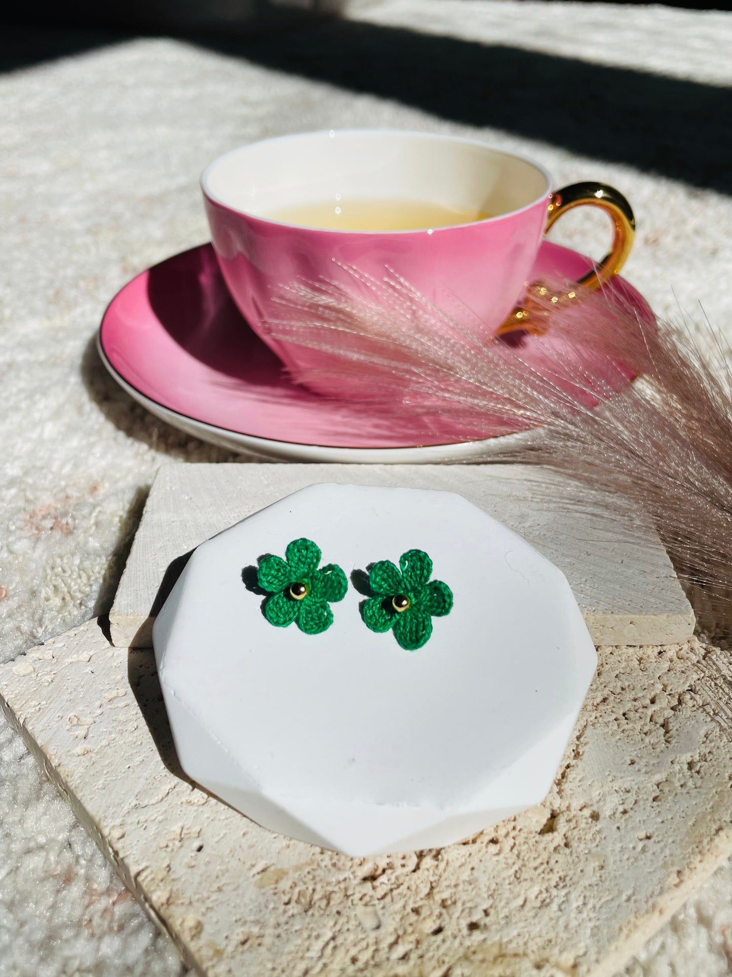 Little Daisy-Handmade Micro Crochet Earring