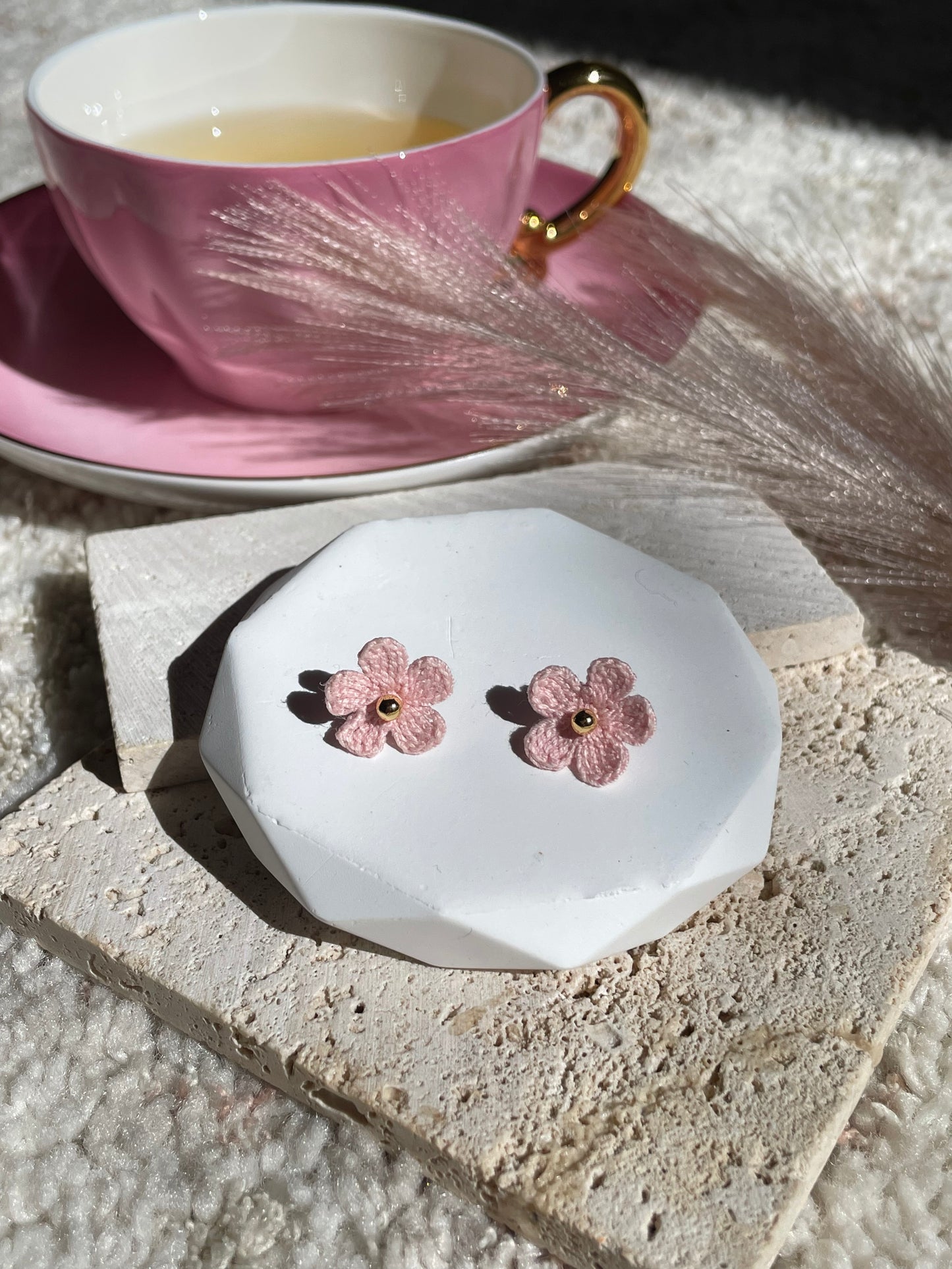 Little Daisy-Handmade Micro Crochet Earring