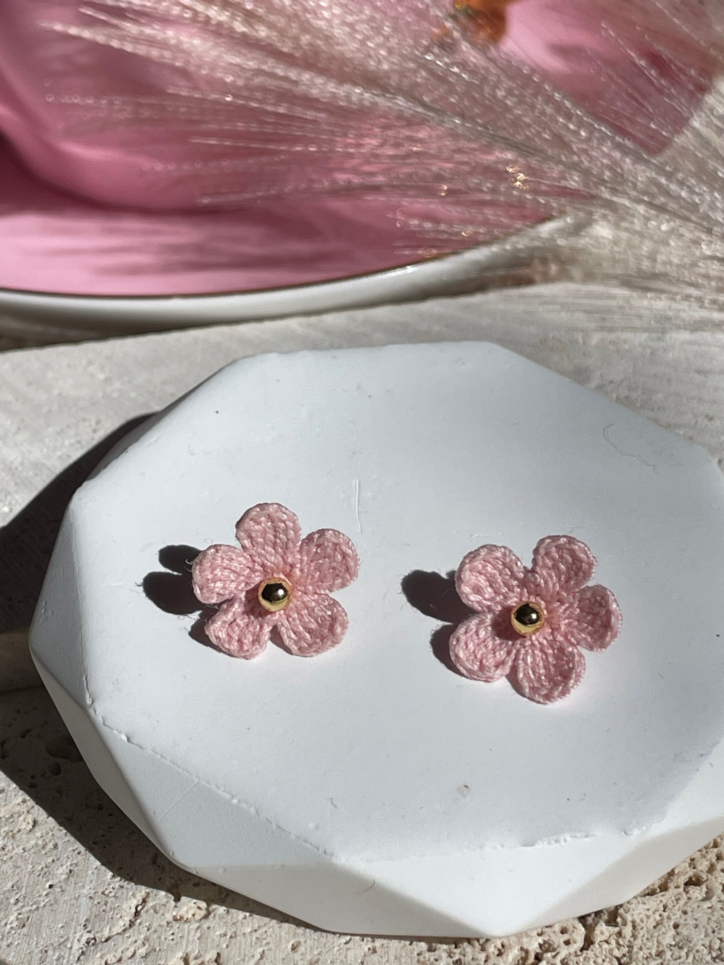 Little Daisy-Handmade Micro Crochet Earring