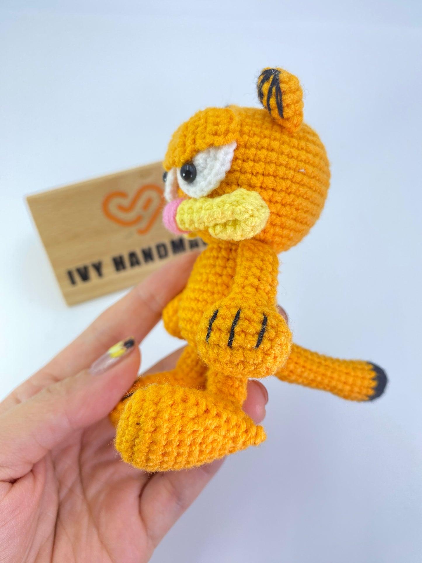 Garfield/Cats/Key Chain-Handmade Crochet