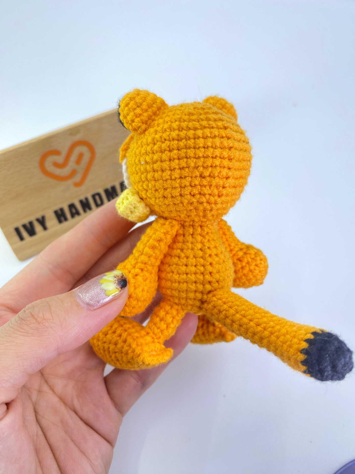 Garfield/Cats/Key Chain-Handmade Crochet