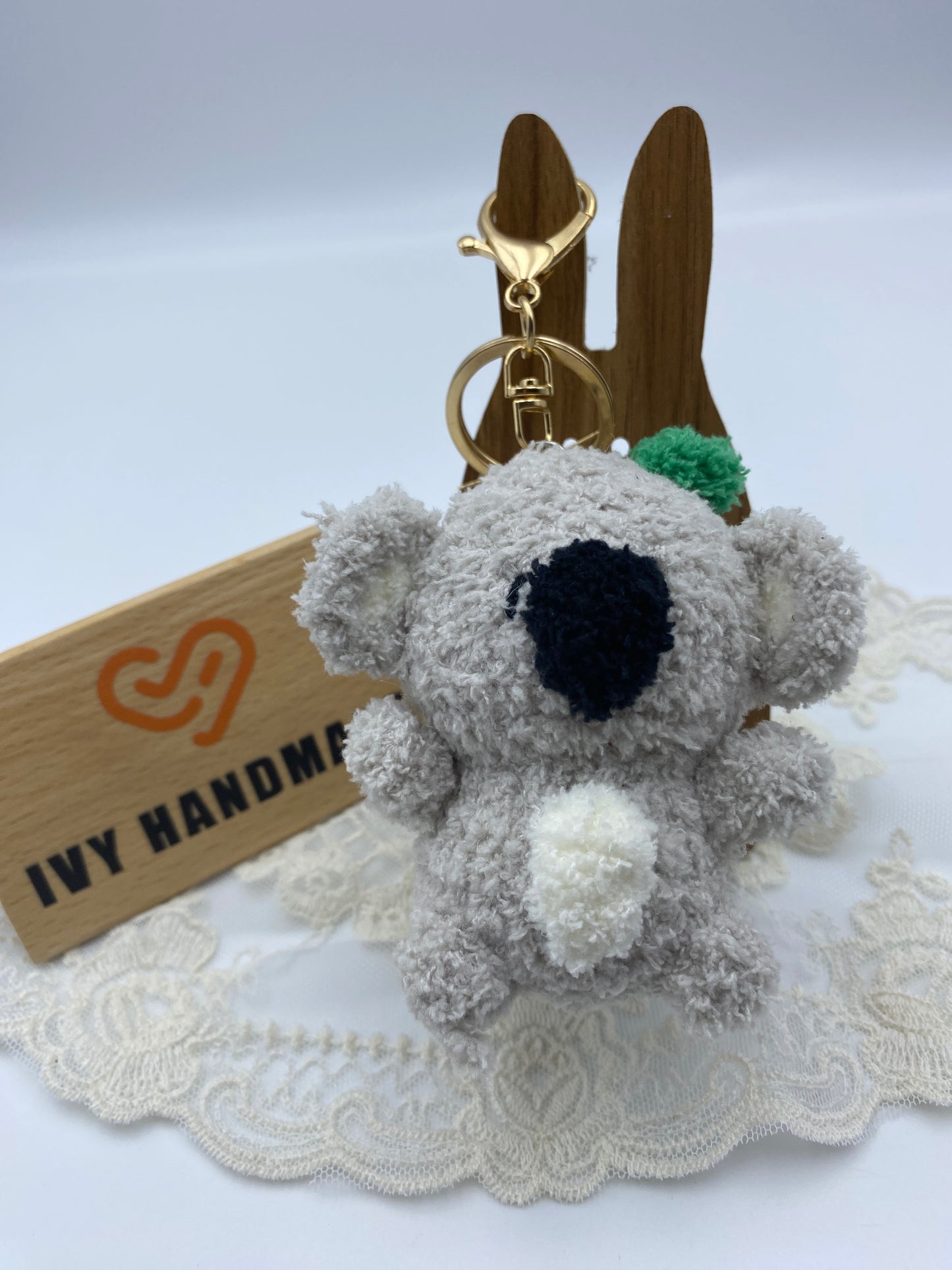 Koala/Fluffy/Key chain-Handmade Crochet