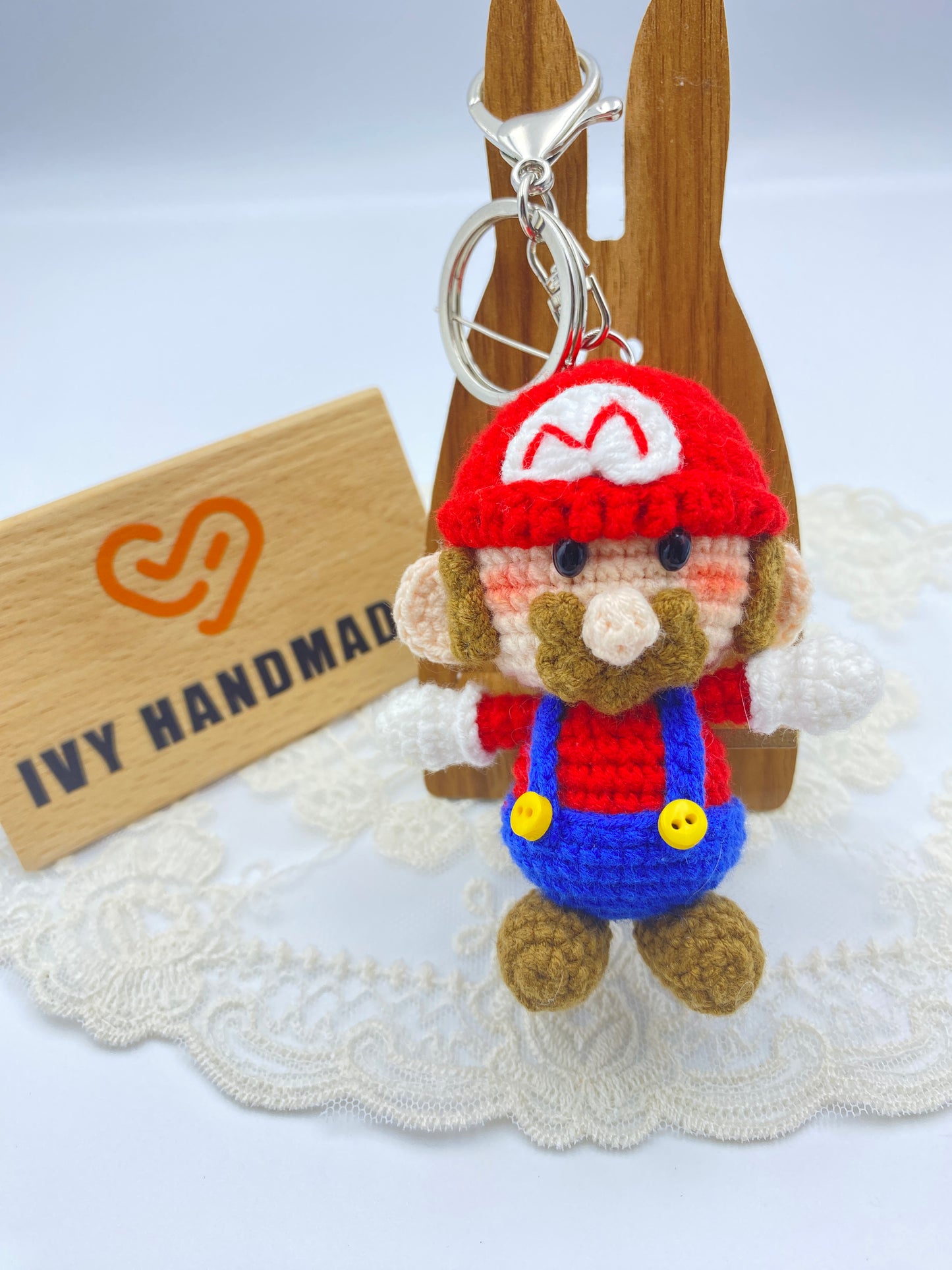SuperMario/Cotton/Key Chain-Handmade Crochet