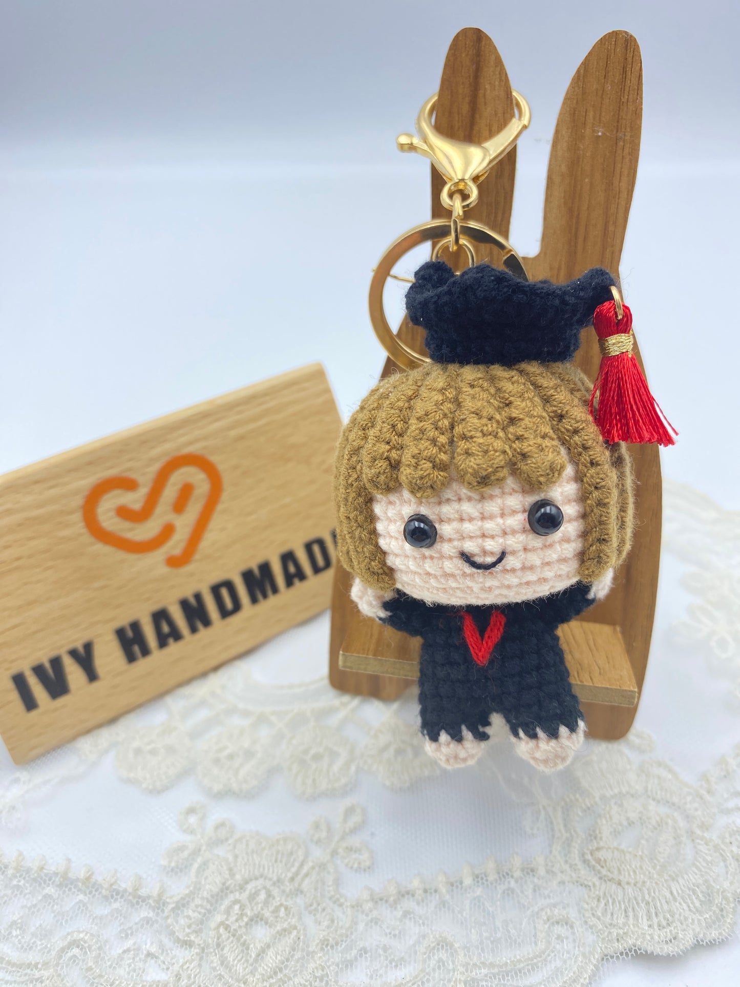 Graduation Dolls/Key Chain-Handmade Crochet