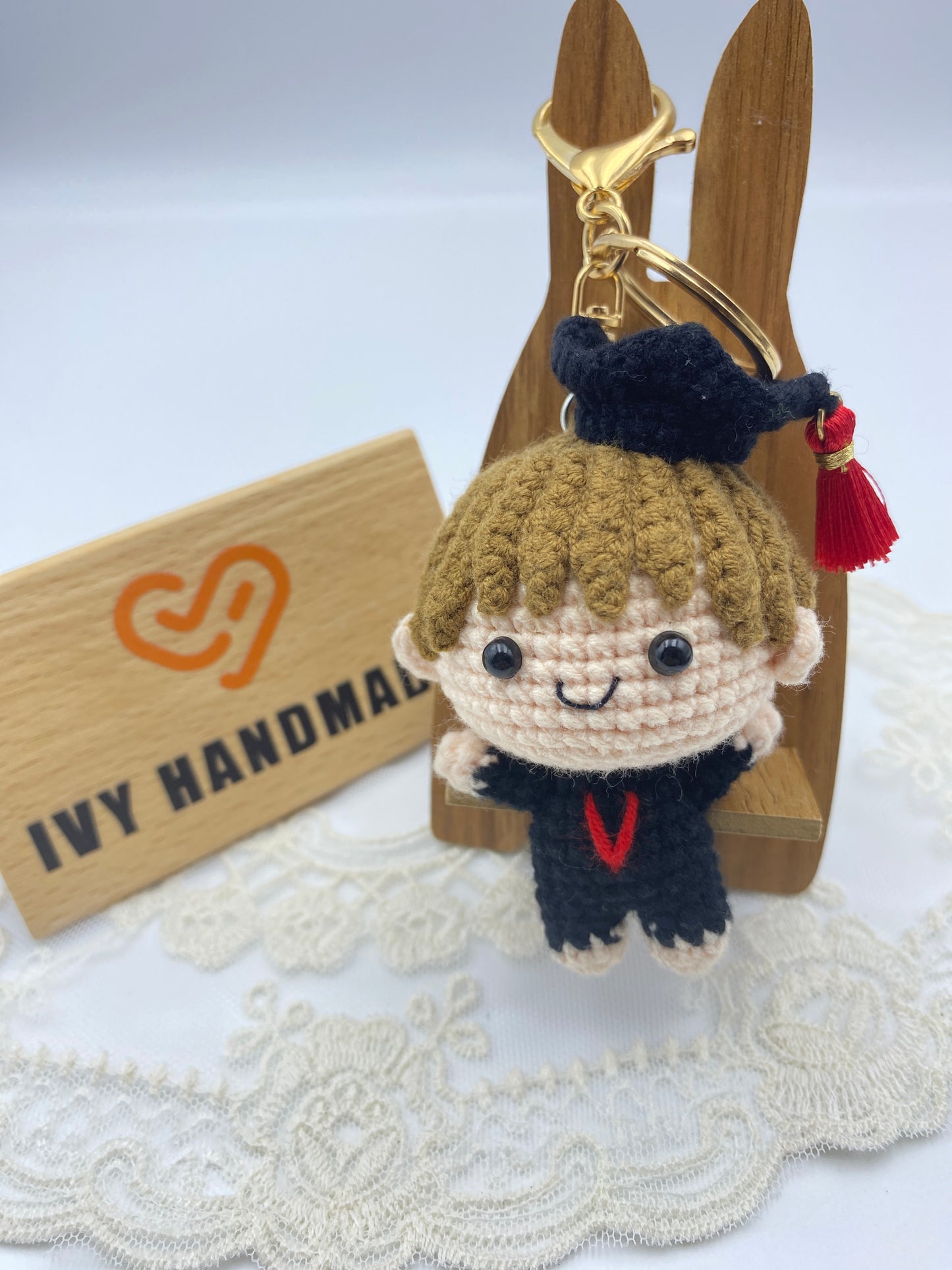 Graduation Dolls/Key Chain-Handmade Crochet