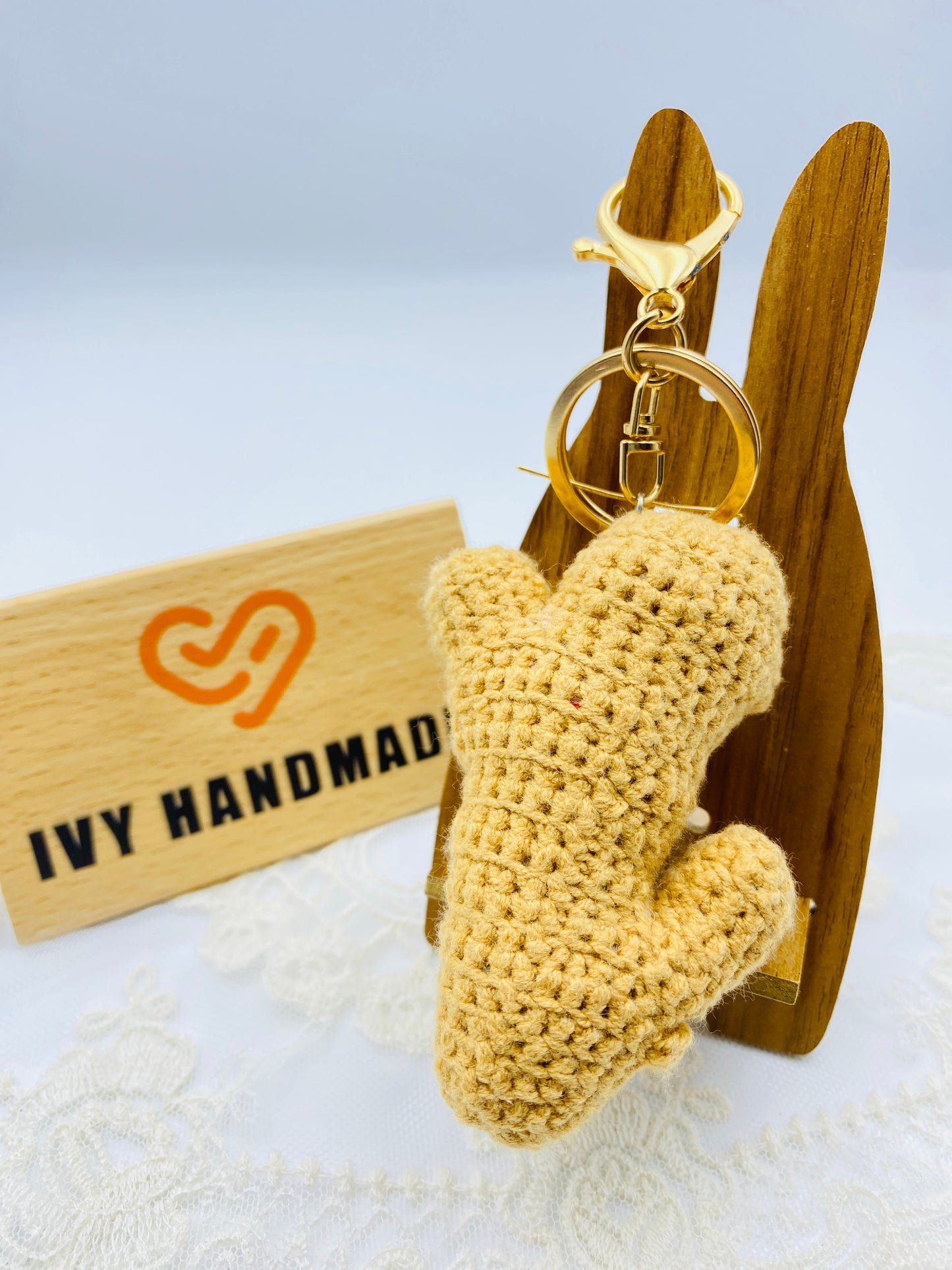 Ginger/Key chain-Handmade Crochet