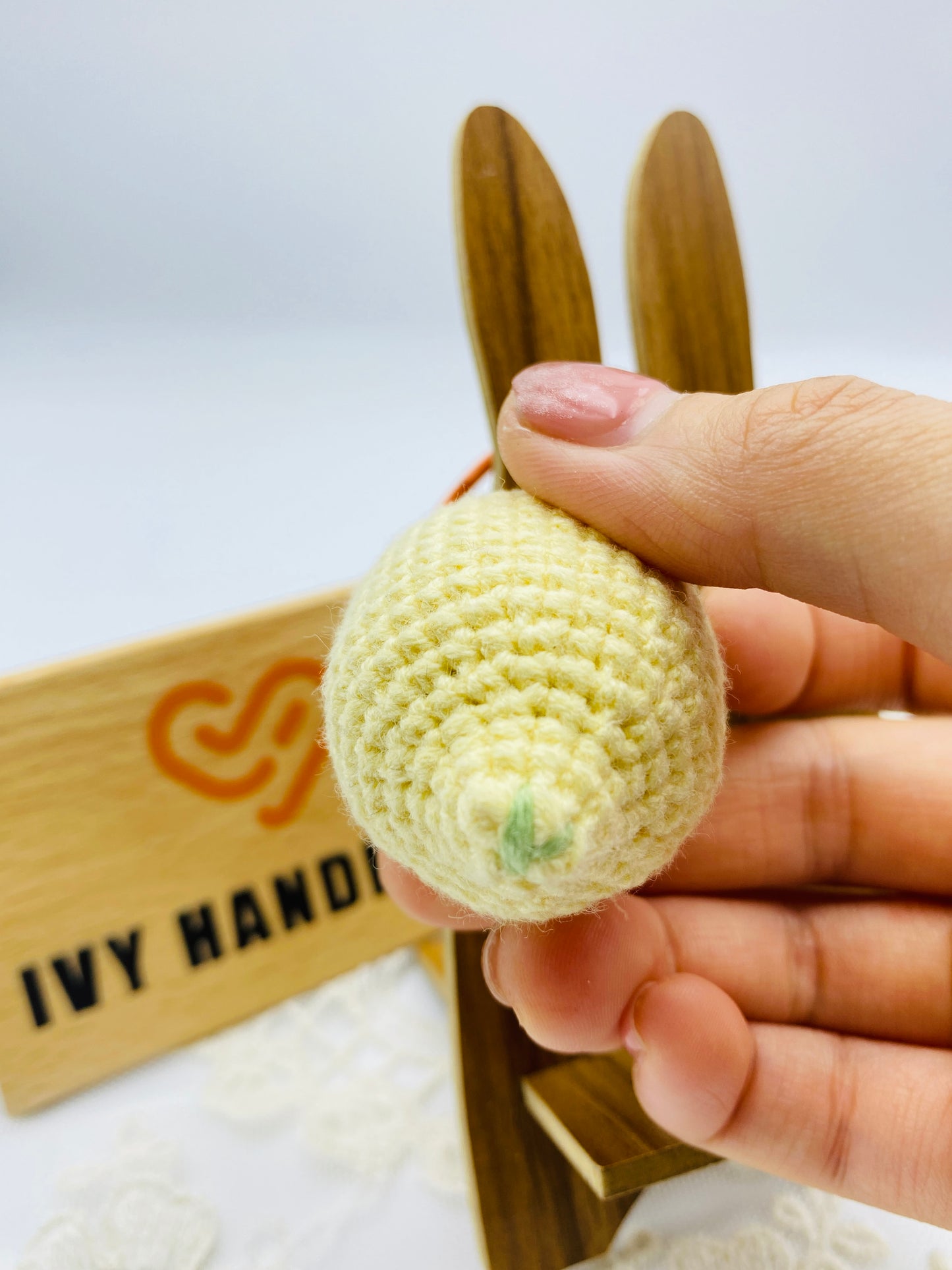 Lemon/Key chain-Handmade Crochet