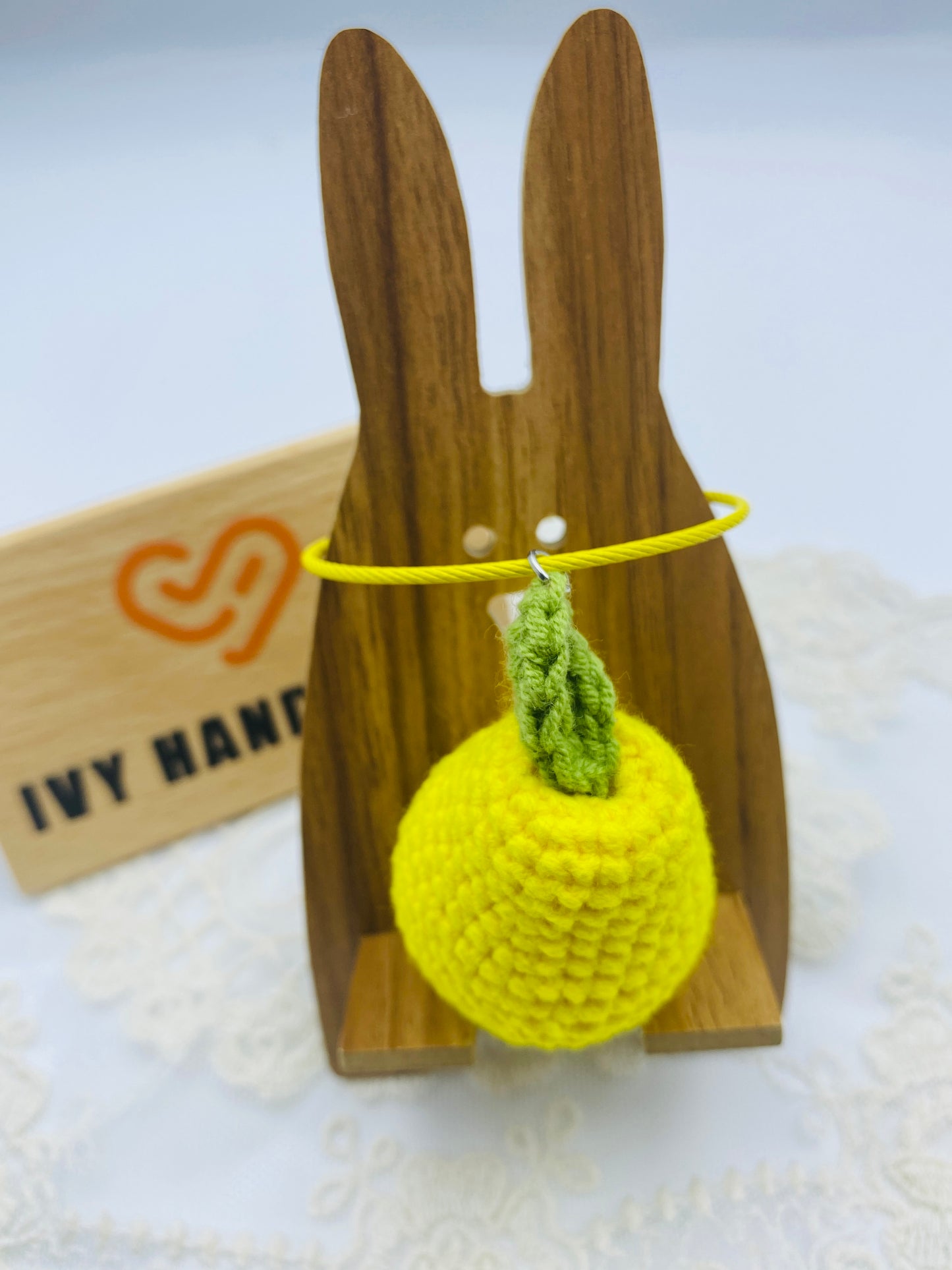 Pears/Key chain-Handmade Crochet