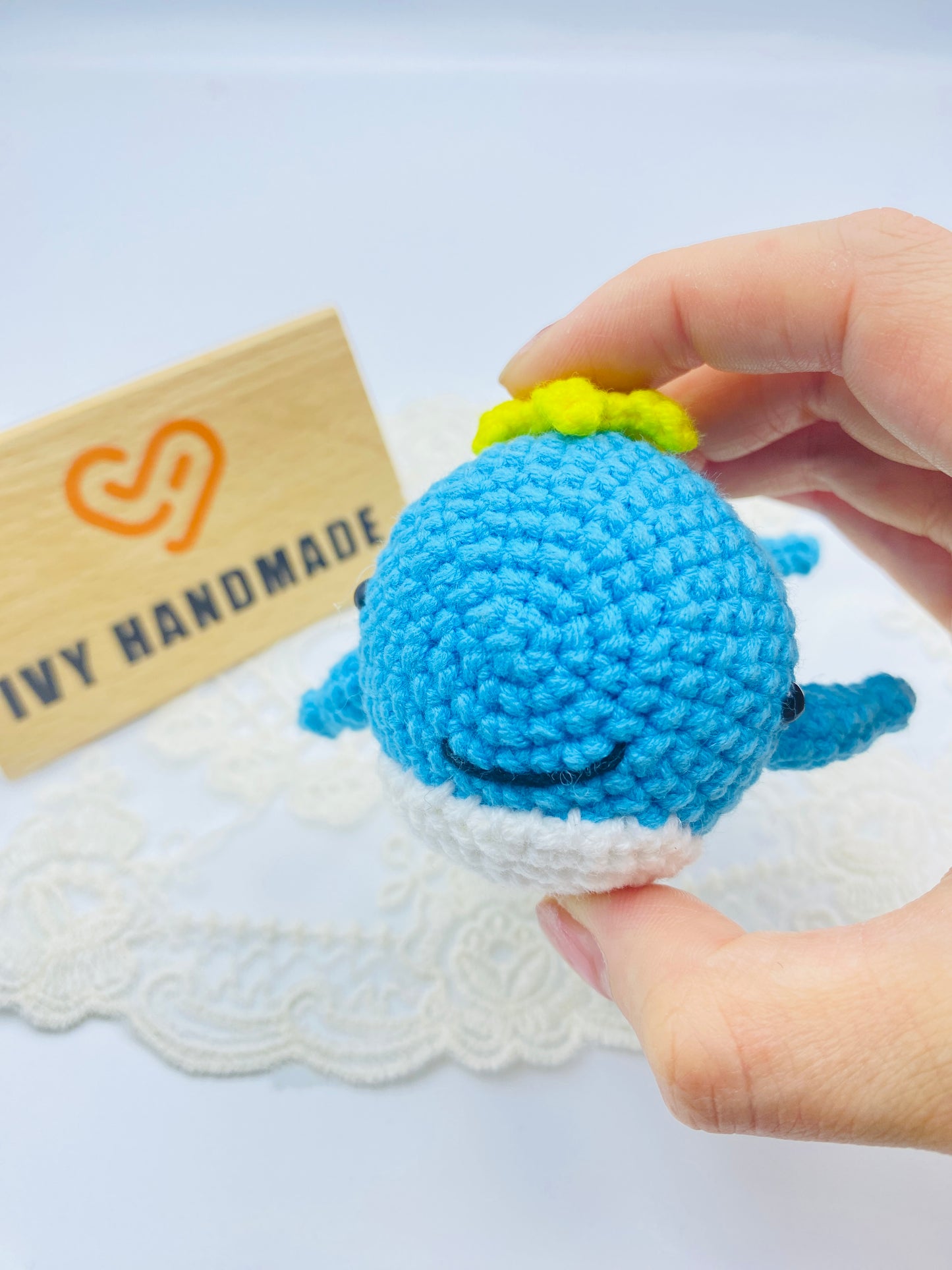 Whale/Key chain-Handmade Crochet