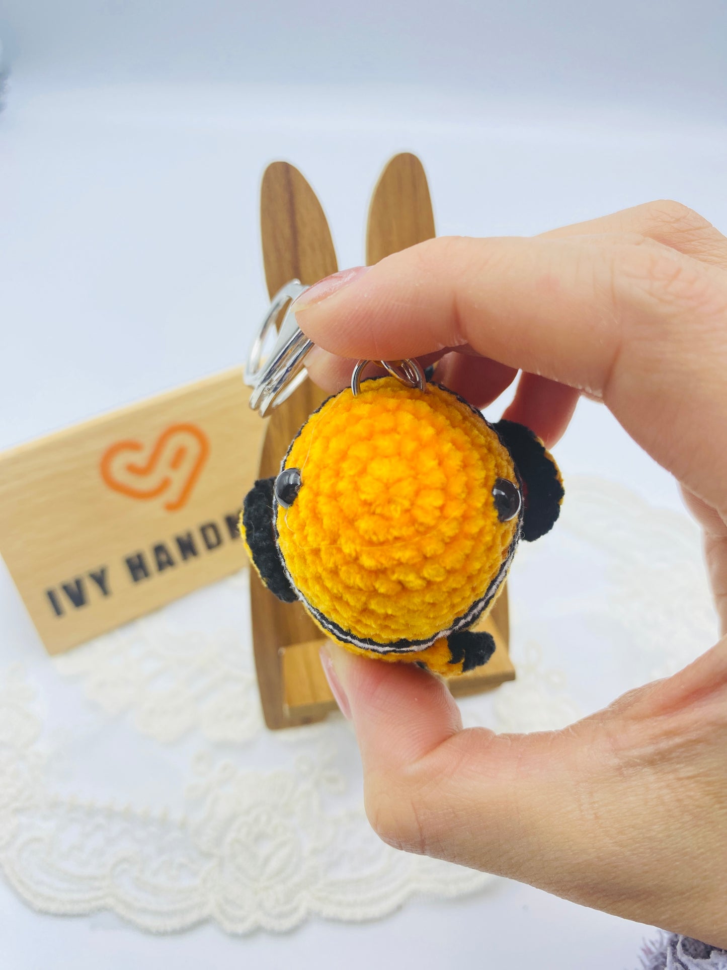 Tropical fishKey chain-Handmade Crochet