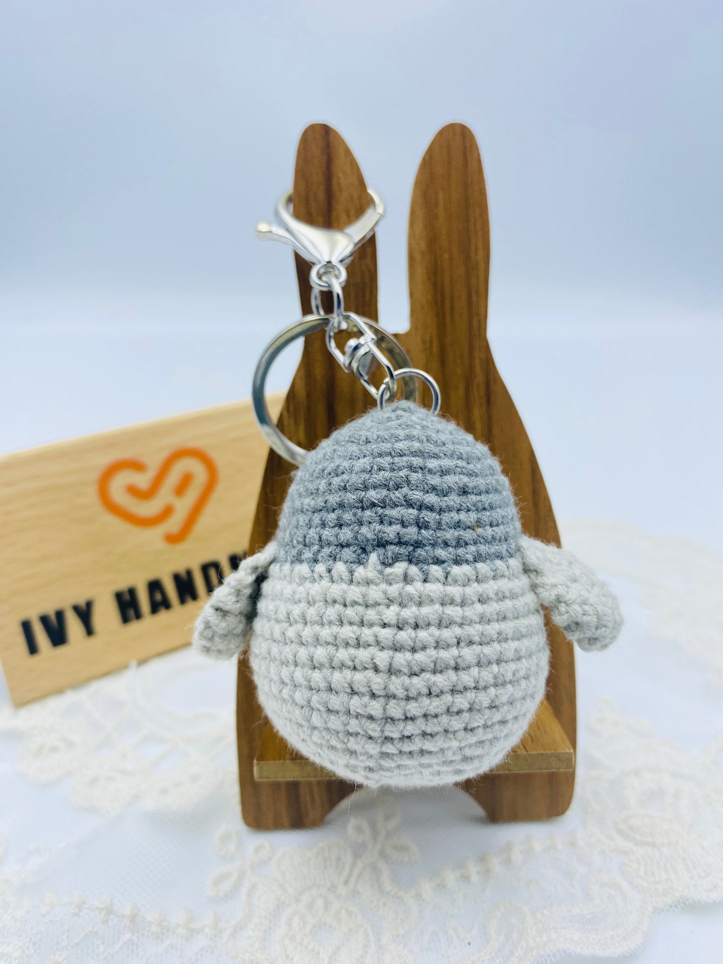Penguins/Key chain-Handmade Crochet