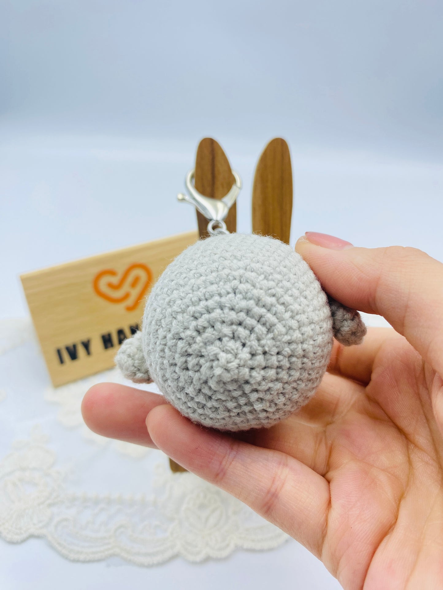 Penguins/Key chain-Handmade Crochet