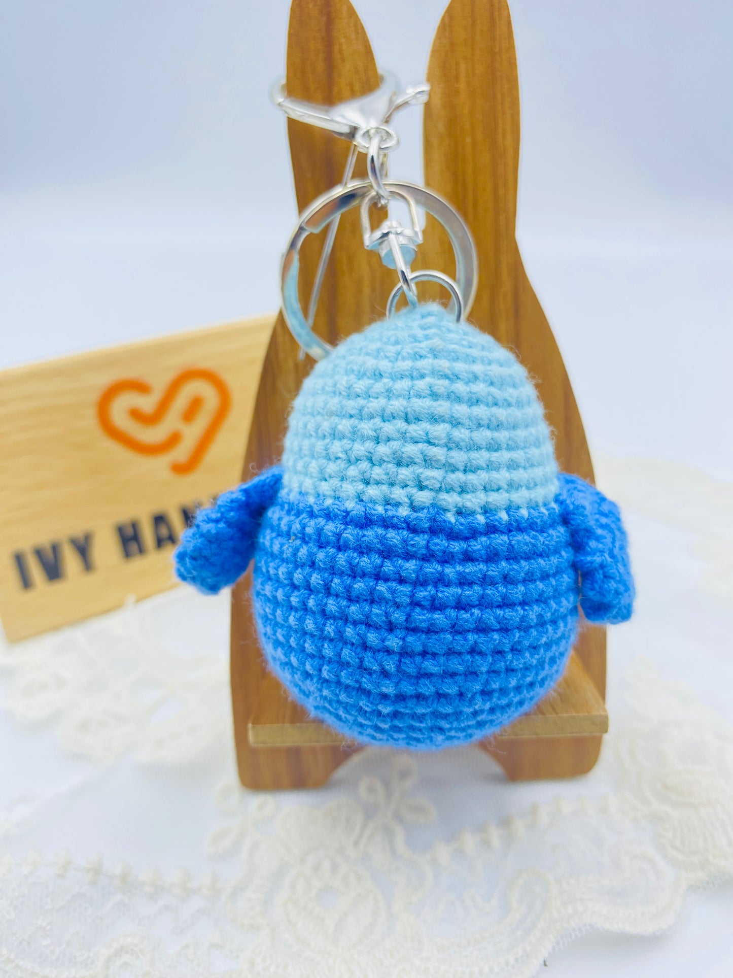 Penguins/Key chain-Handmade Crochet