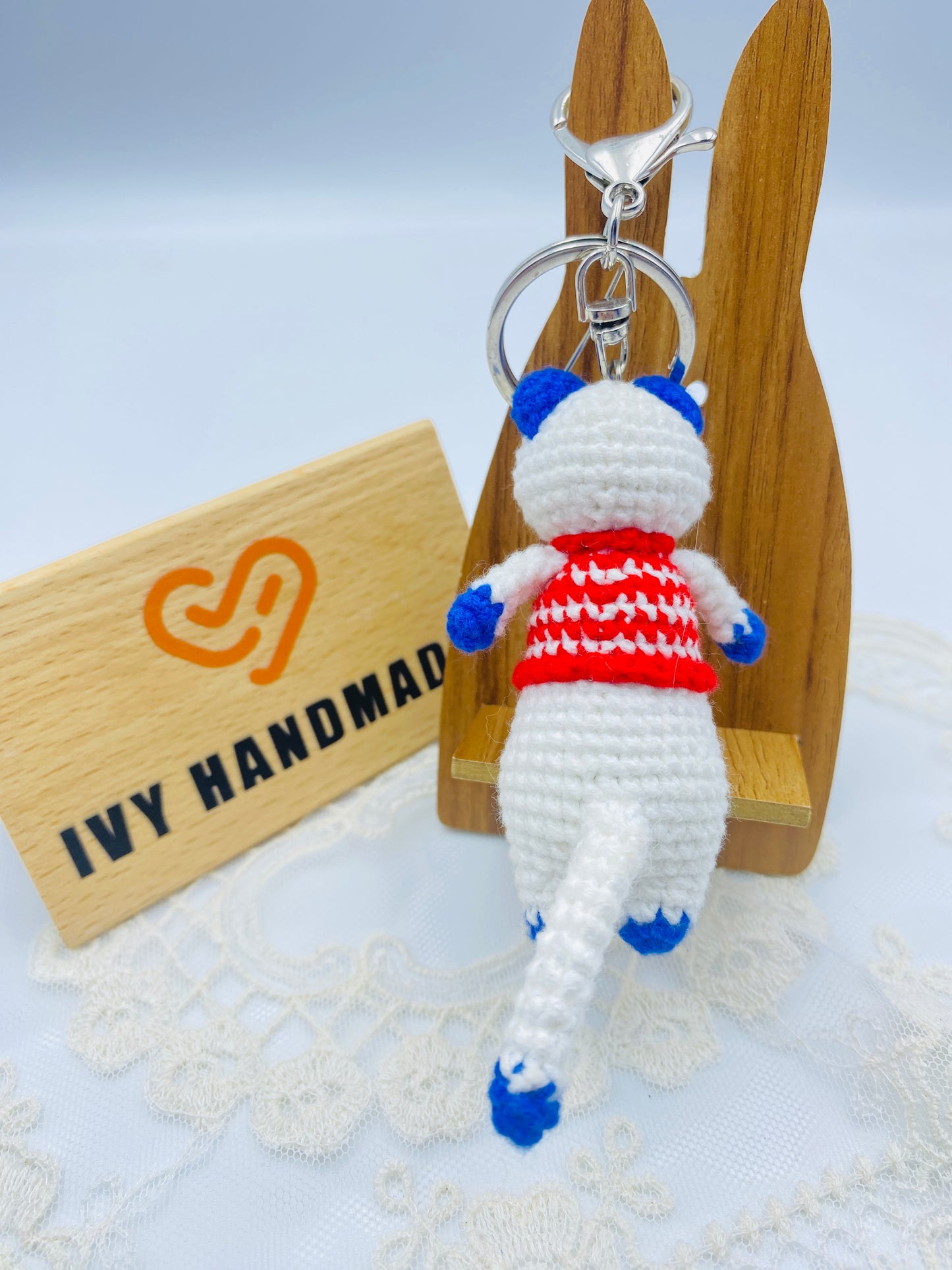 Cats/Key chain-Handmade Crochet