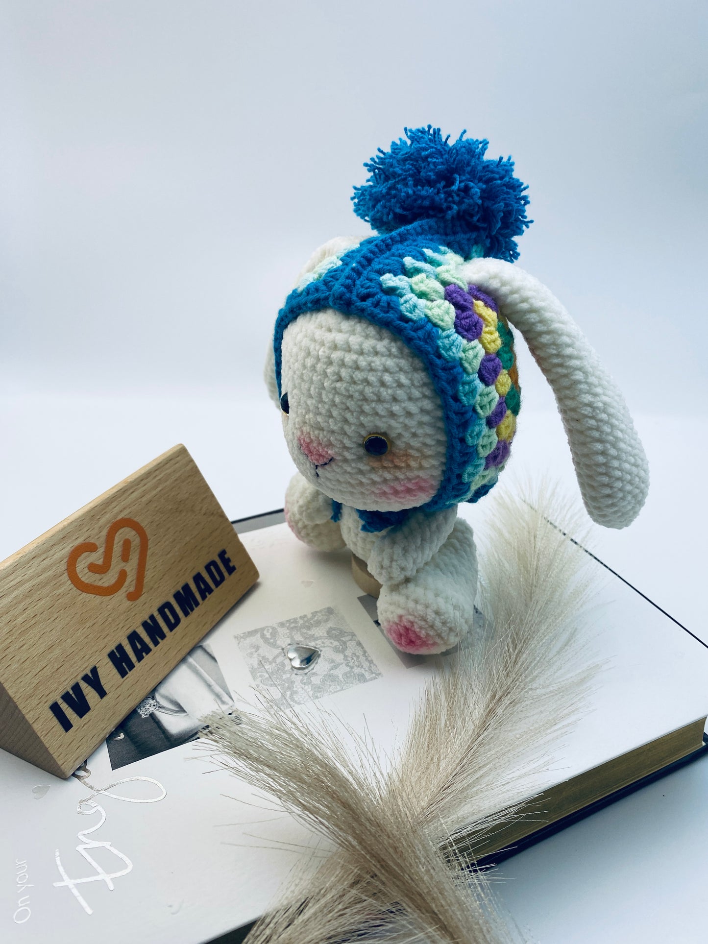 Granny Square Rabbit Bunny-Handmade Crochet