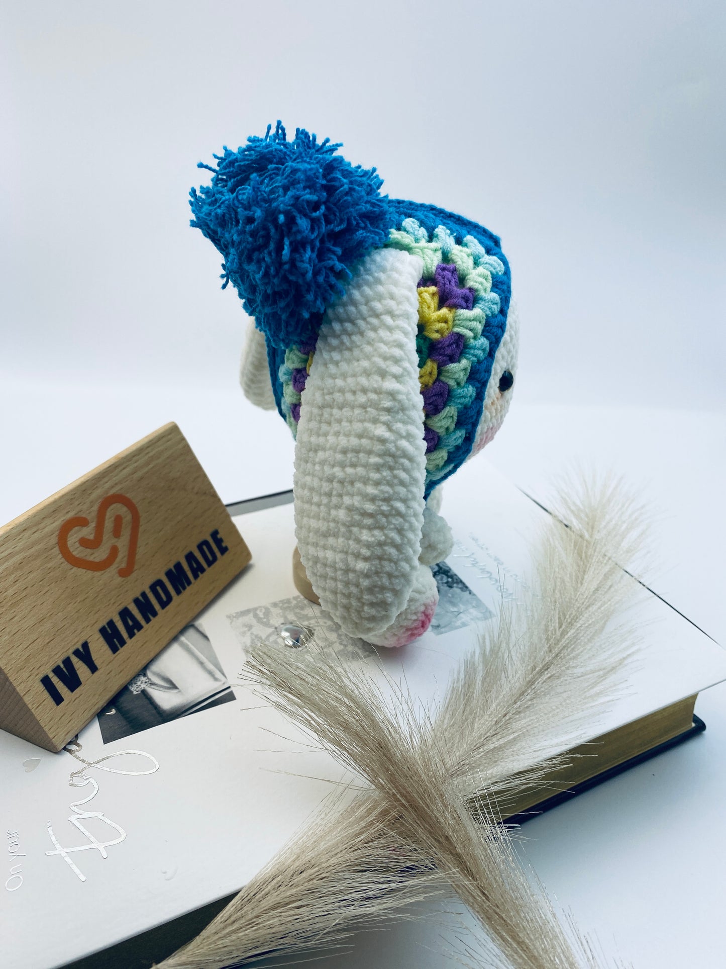 Granny Square Rabbit Bunny-Handmade Crochet