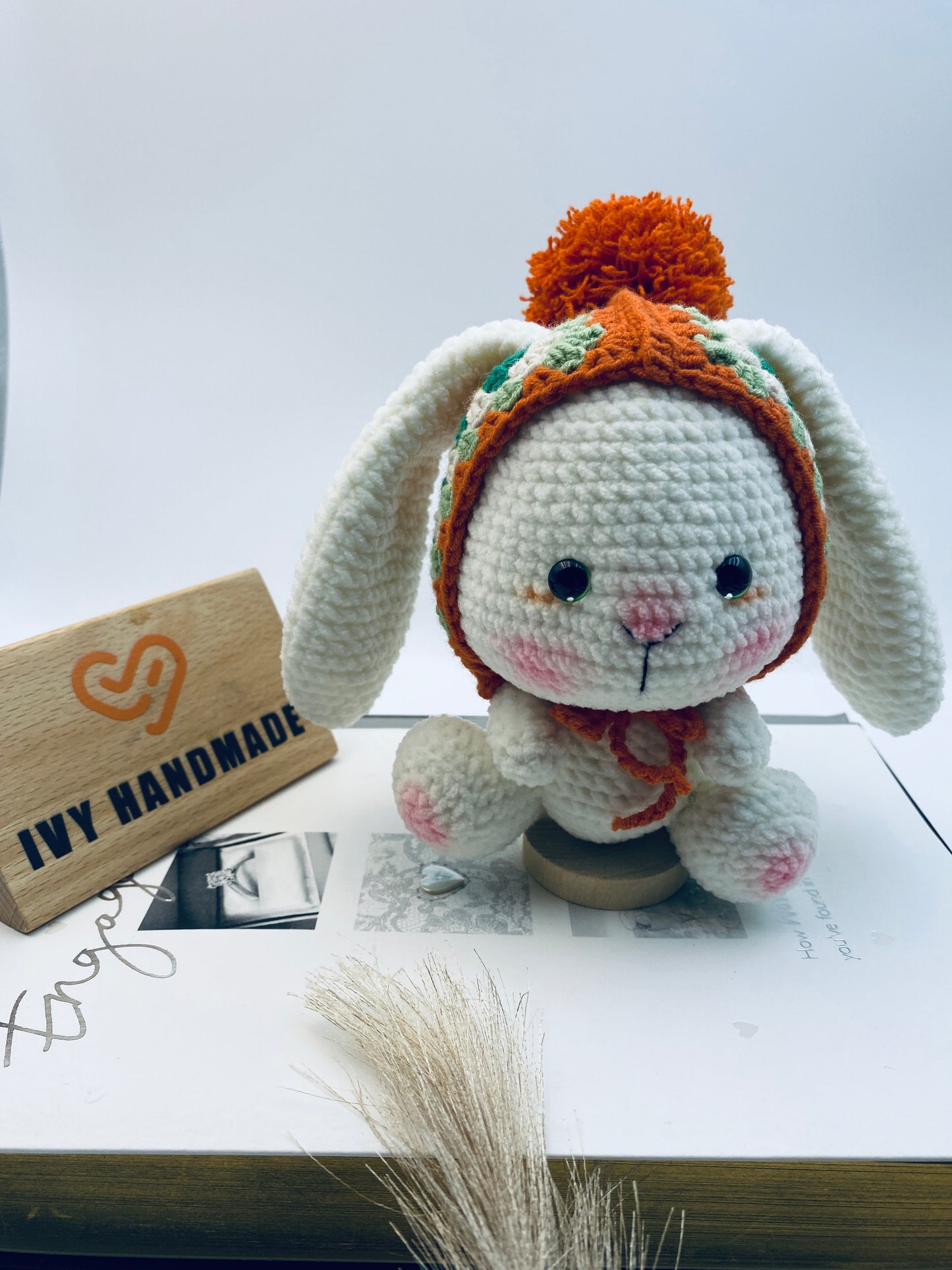 Granny Square Rabbit Bunny-Handmade Crochet