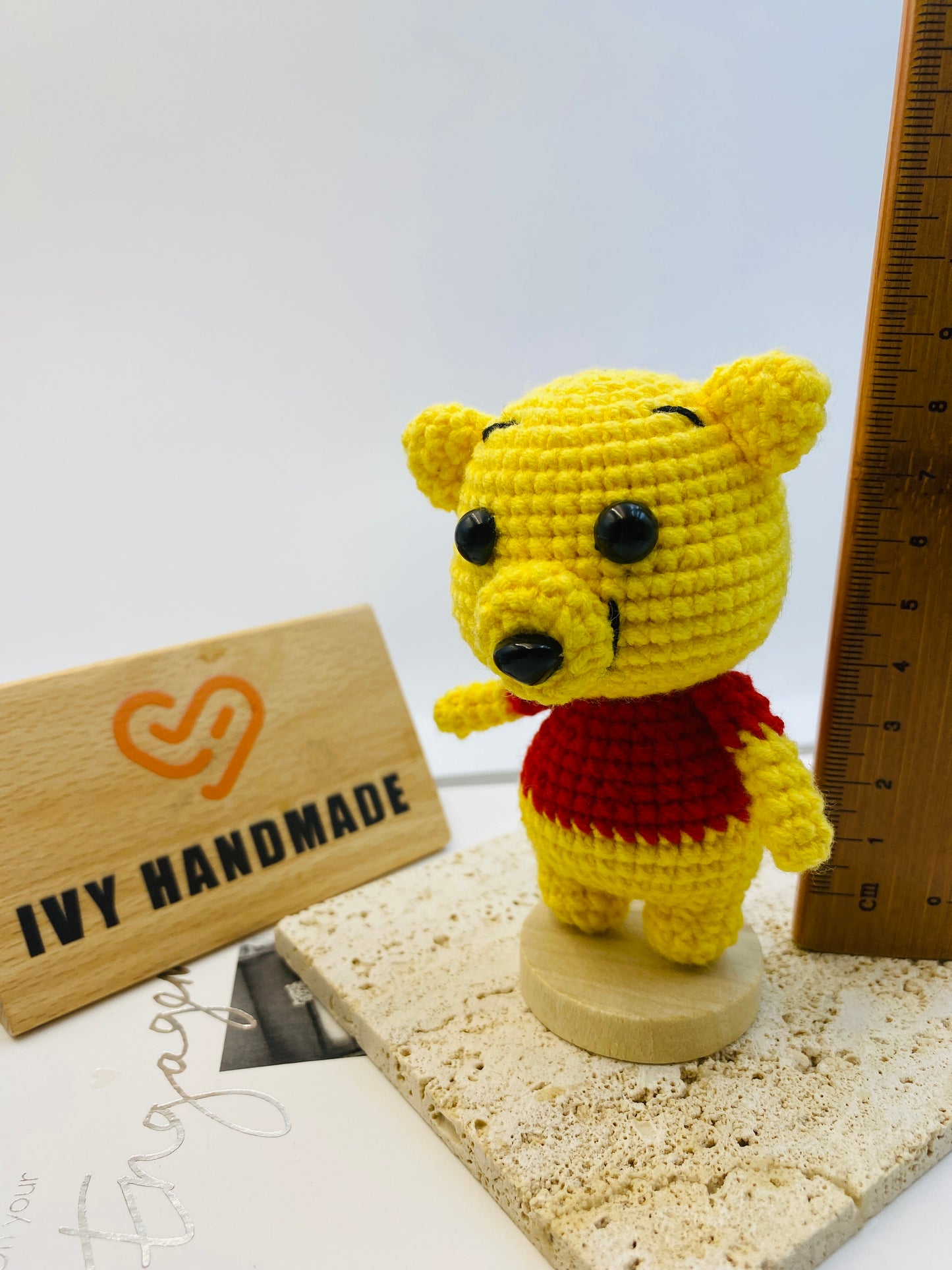 Winnie the Pooh(S)/Key Chain-Handmade Crochet