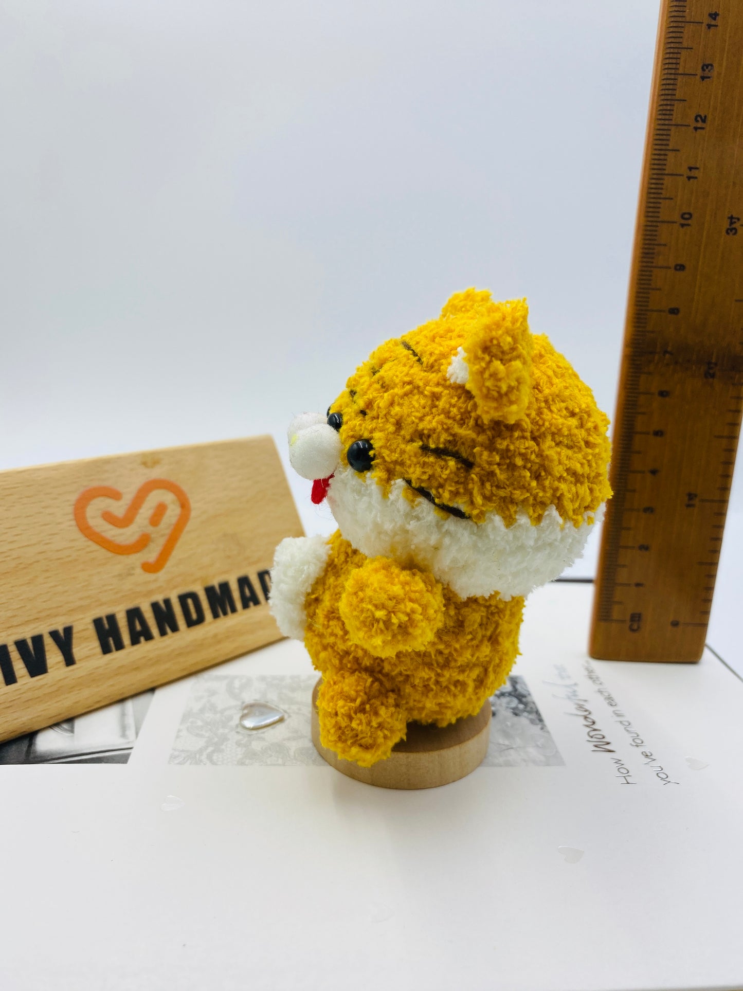 Yellow Tiger-Handmade Crochet