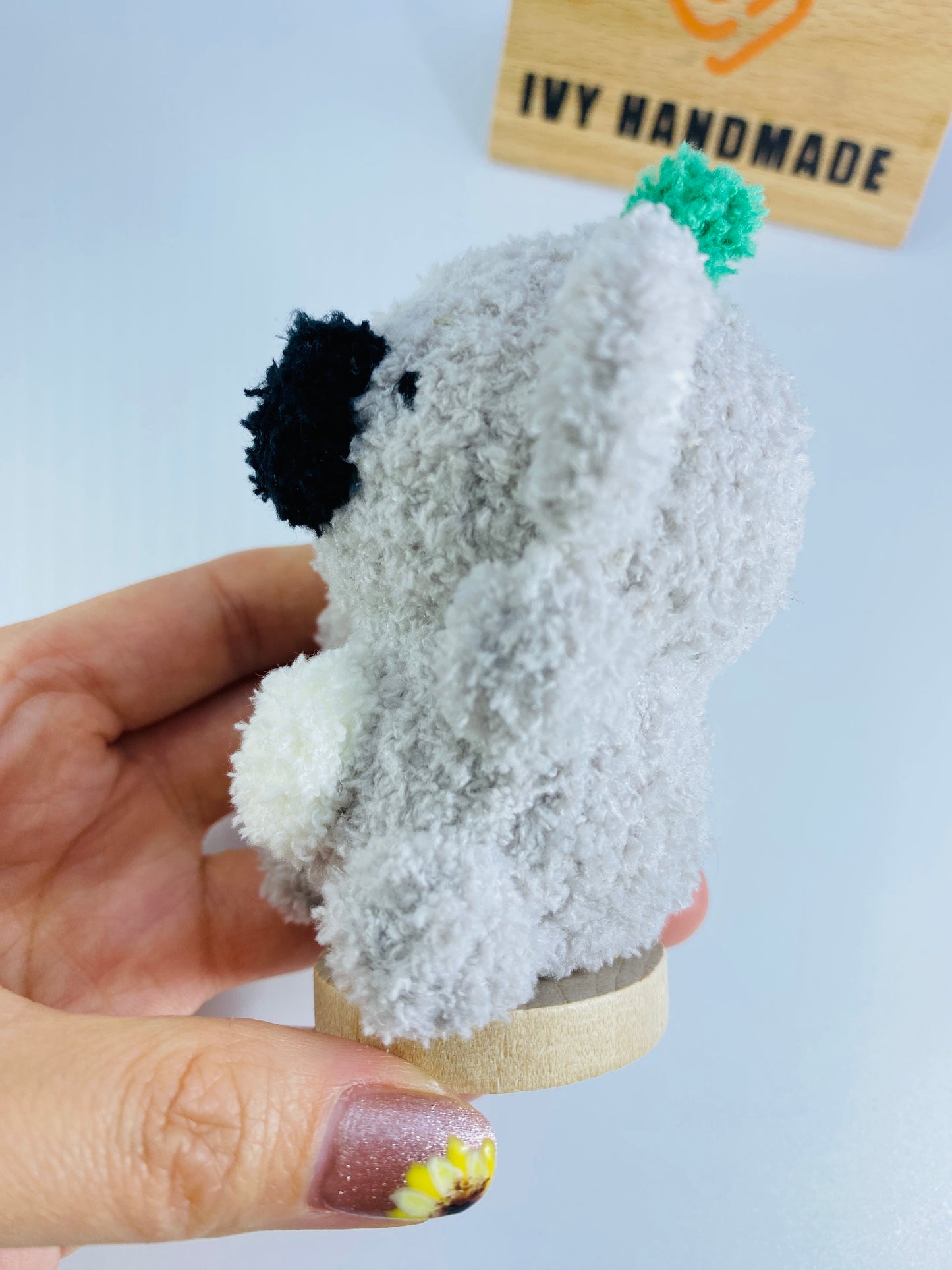 Koala/Fluffy/Key chain-Handmade Crochet