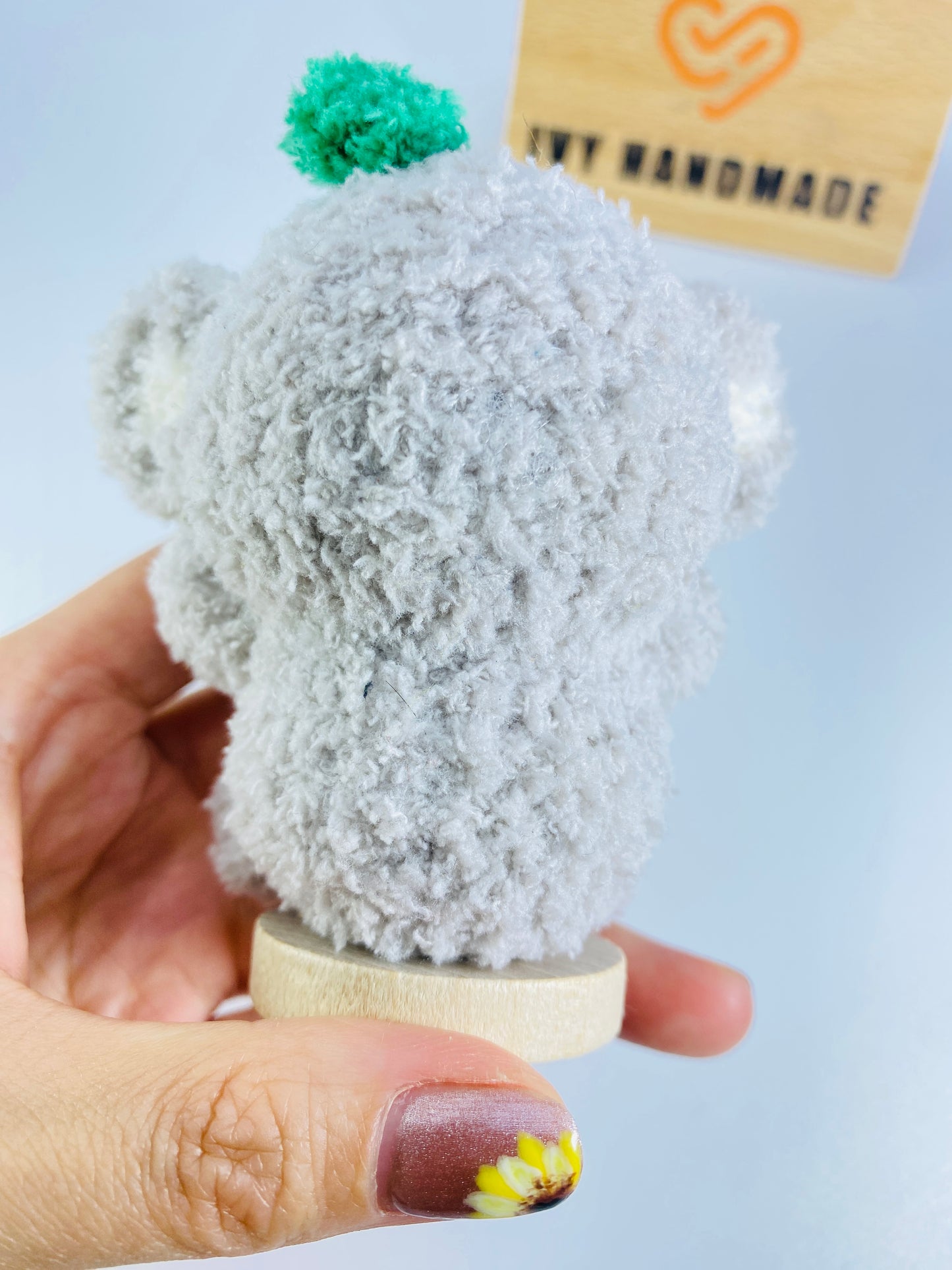 Koala/Fluffy/Key chain-Handmade Crochet
