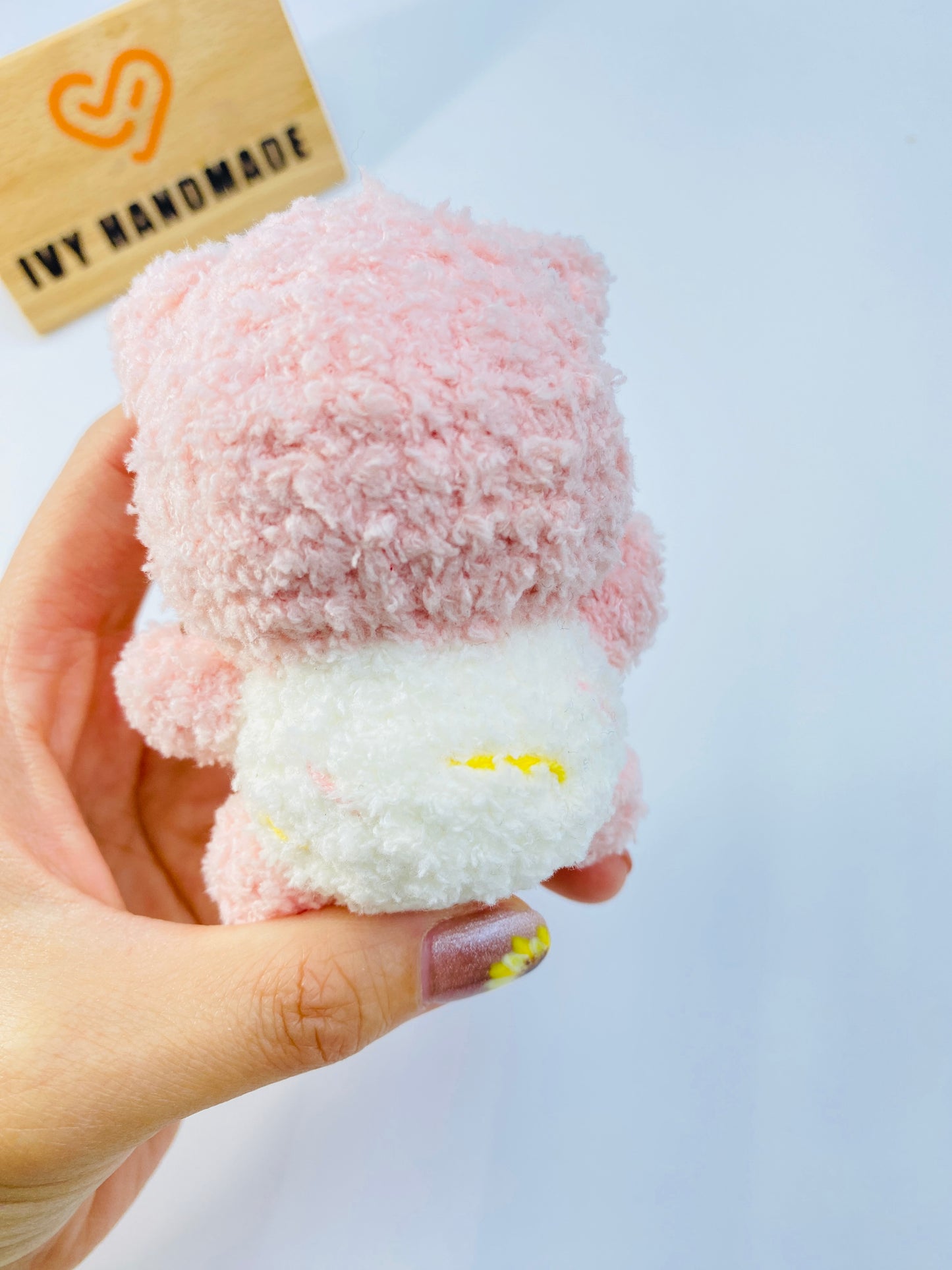 Pink Piggy/Key Chain-Handmade Crochet