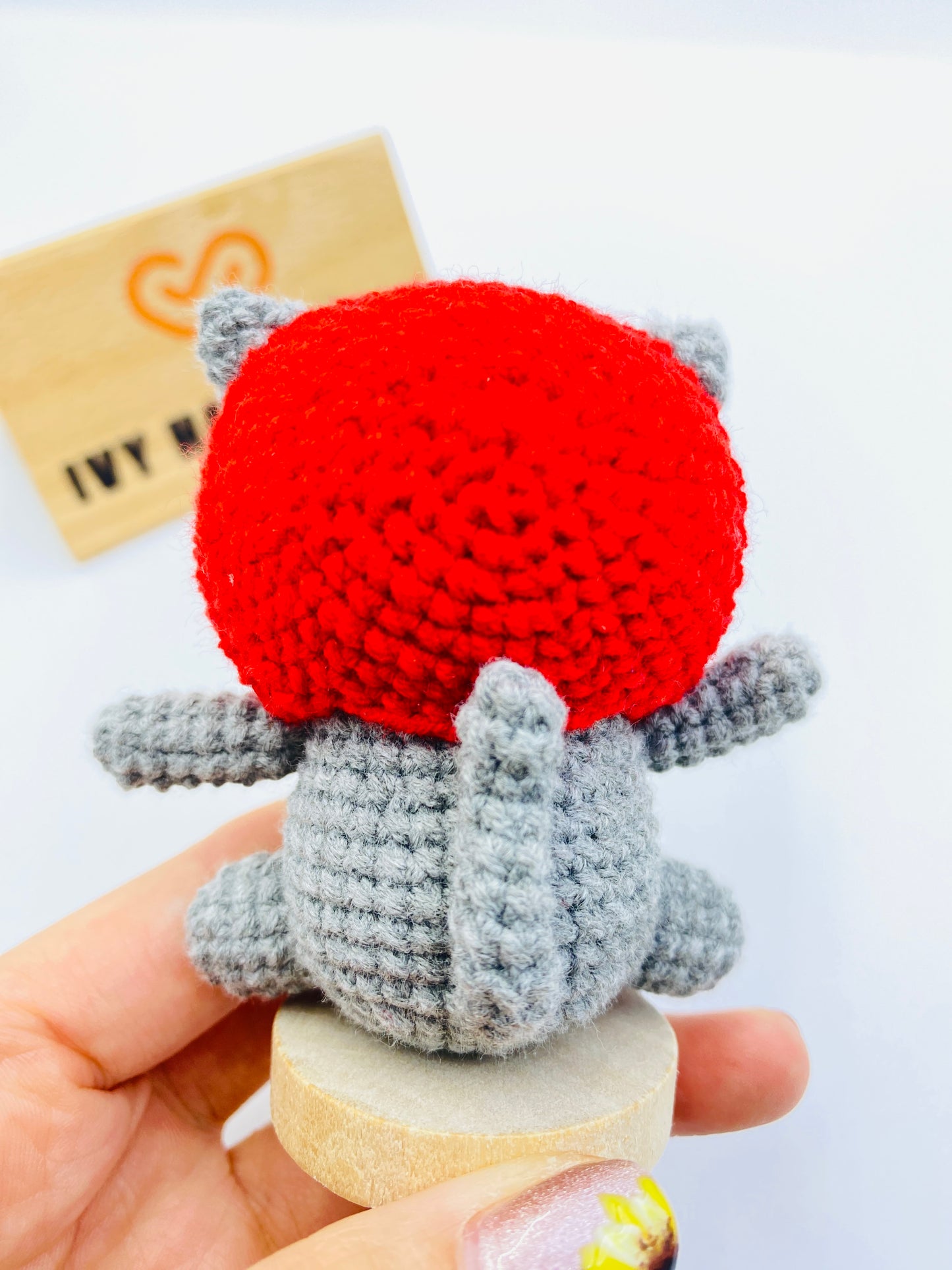 Cats with Hoodie/Key Chain-Handmade Crochet