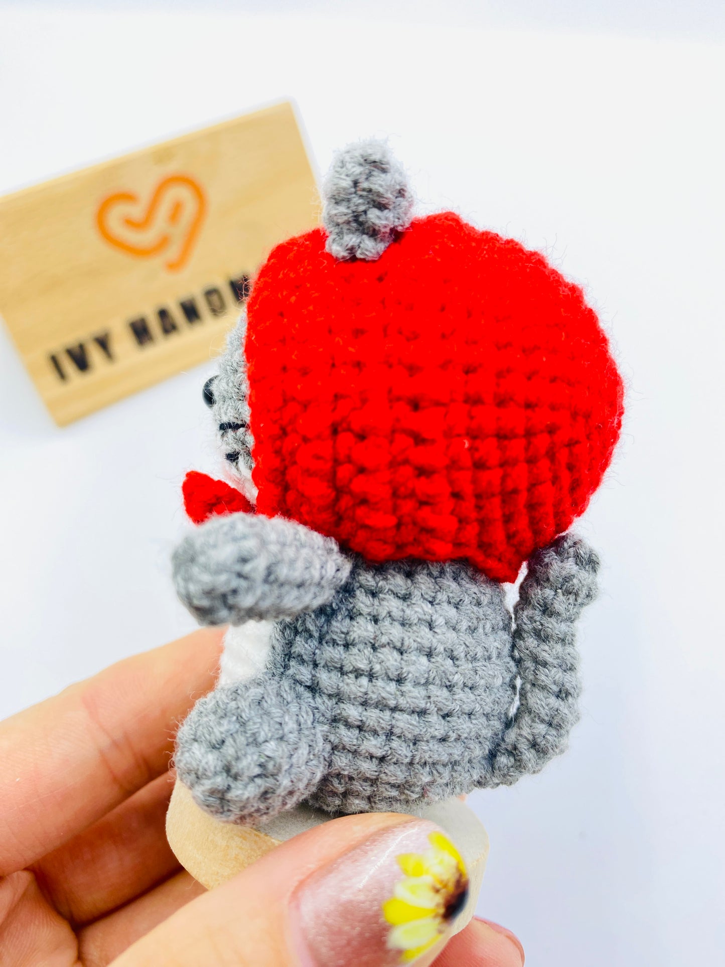 Cats with Hoodie/Key Chain-Handmade Crochet