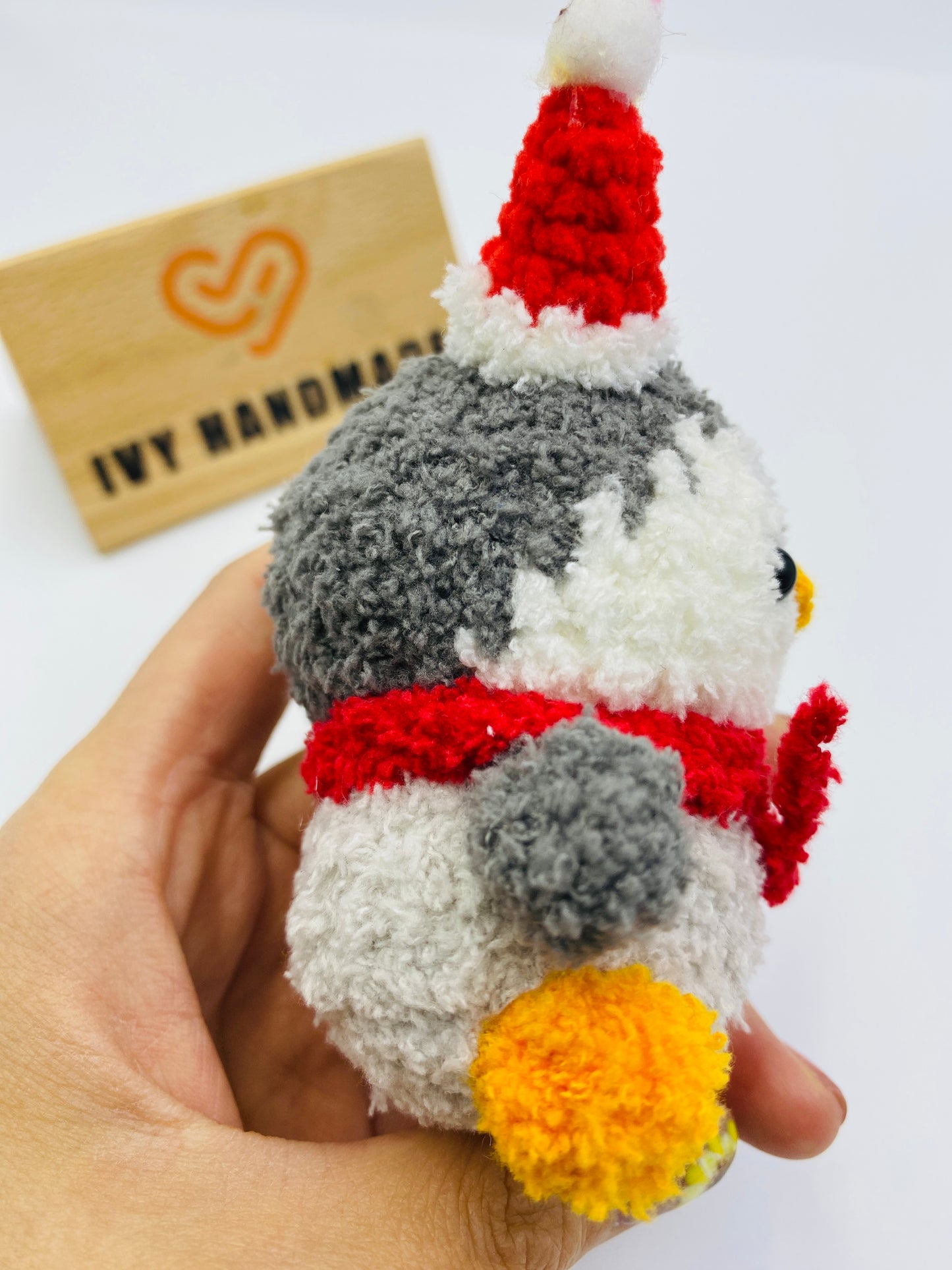 Penguin/Key Chain-Handmade Crochet