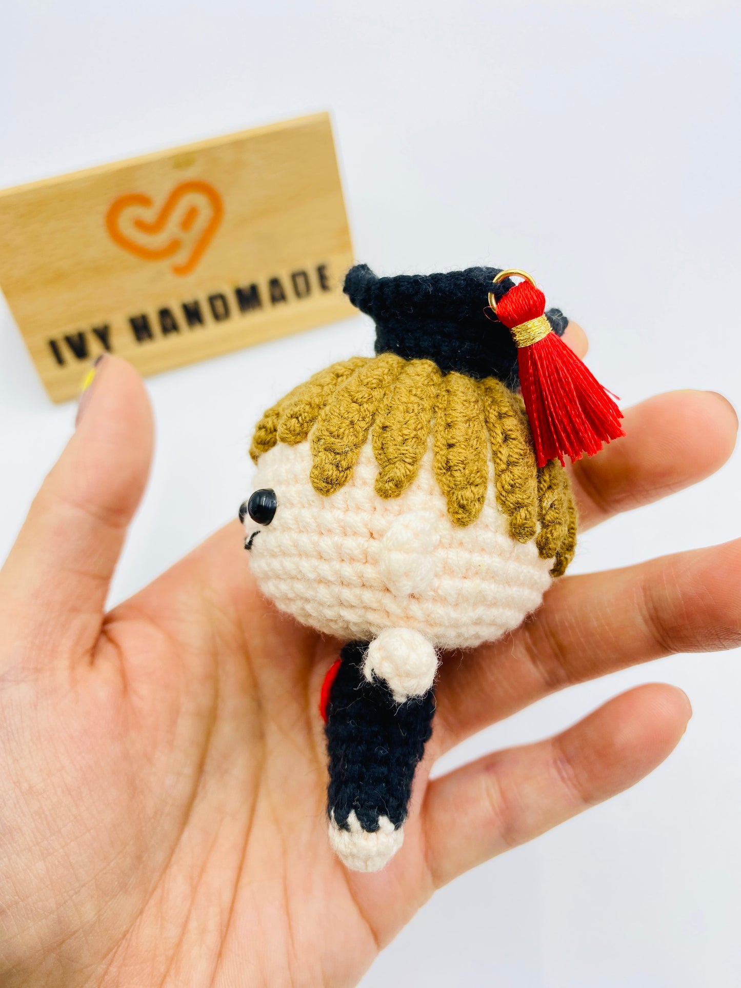 Graduation Dolls/Key Chain-Handmade Crochet