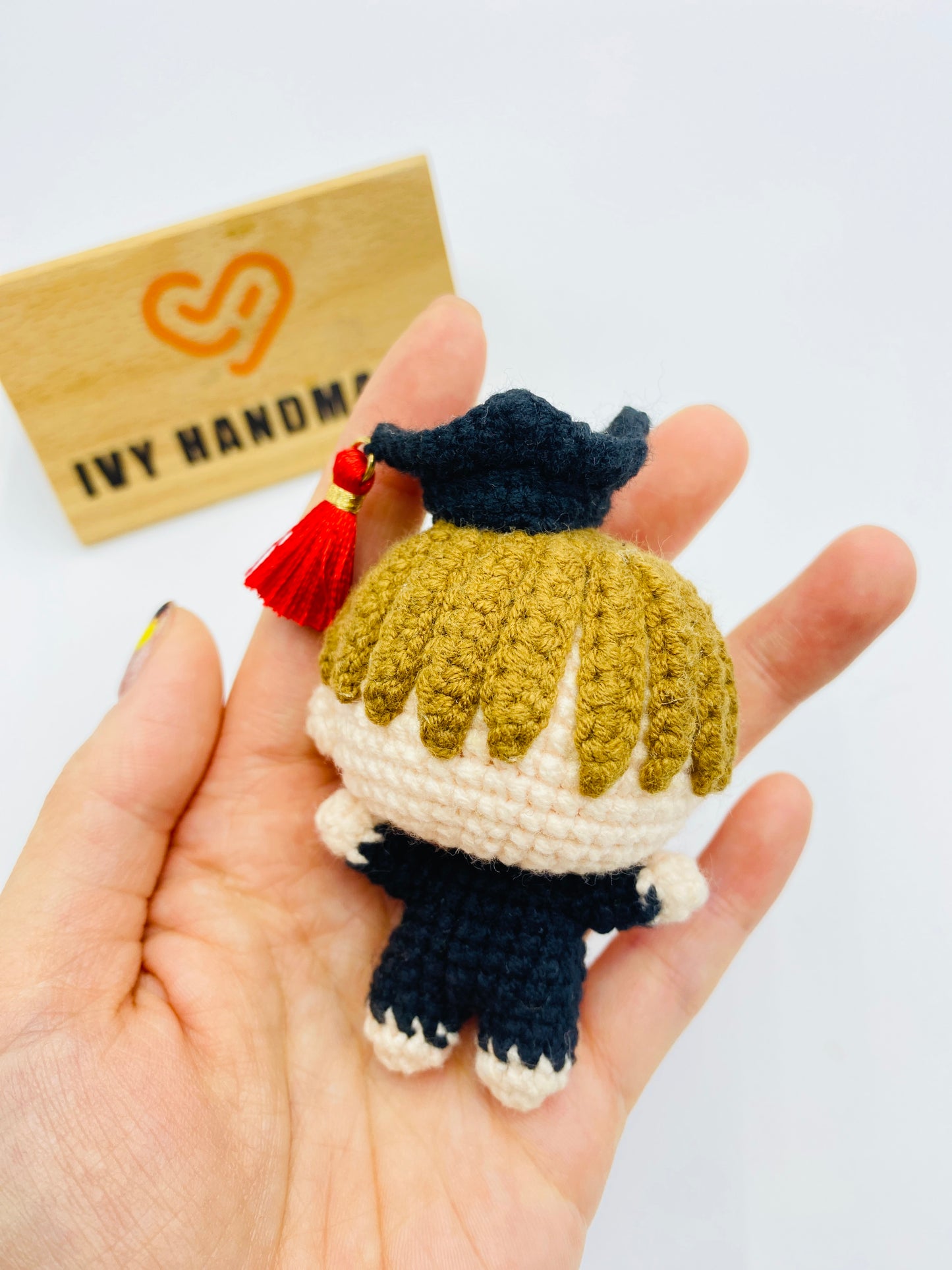 Graduation Dolls/Key Chain-Handmade Crochet