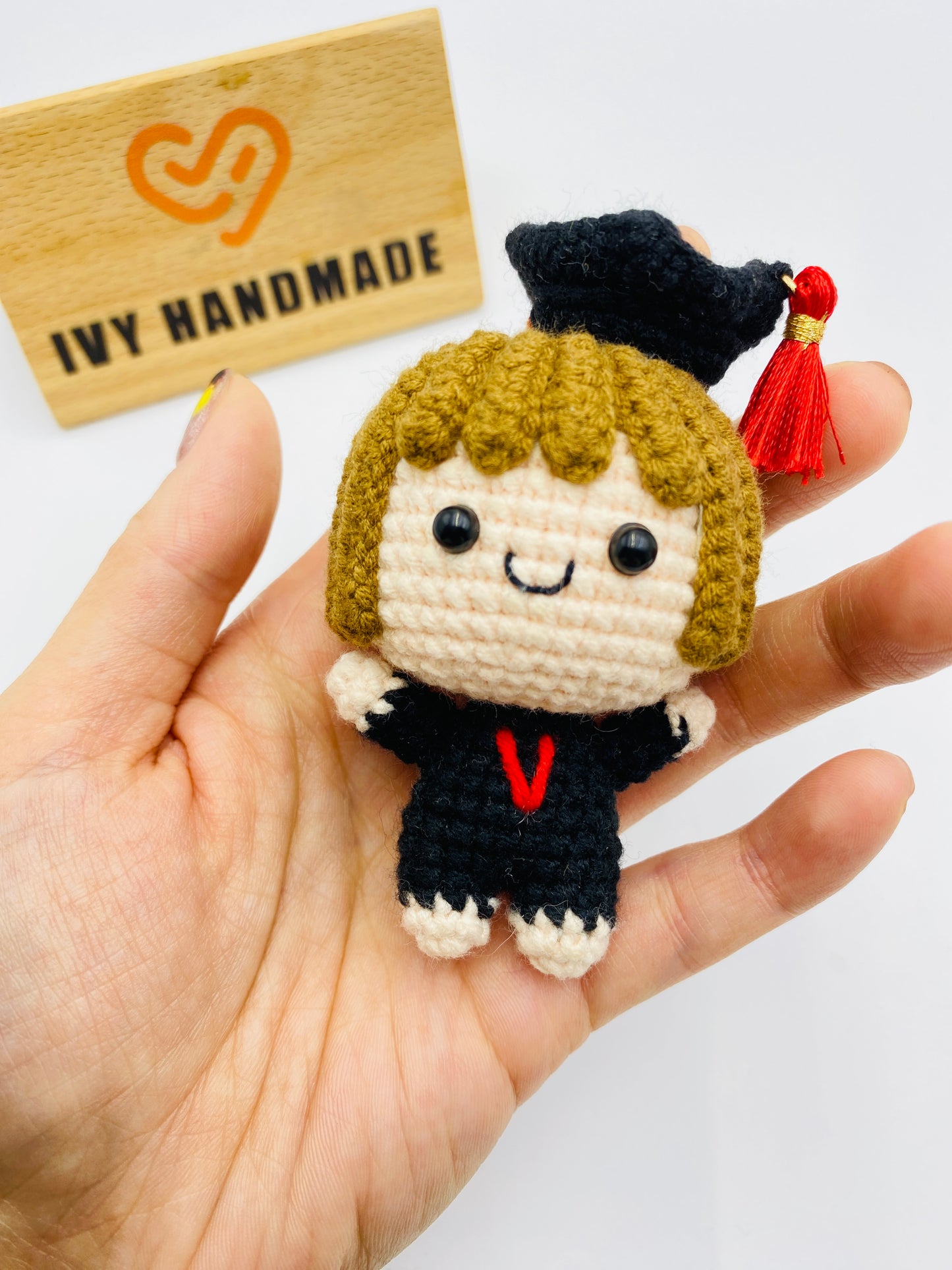 Graduation Dolls/Key Chain-Handmade Crochet