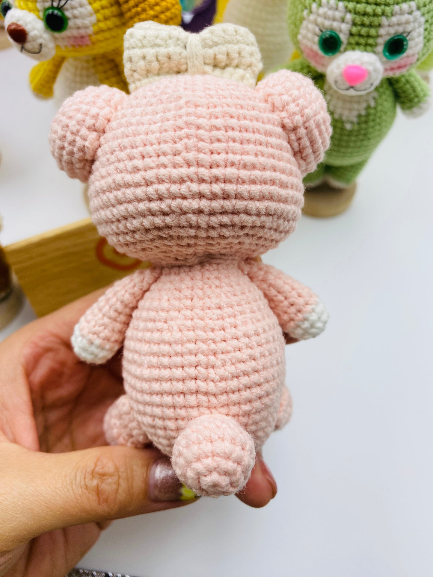 Duffy and friends(Cotton) (Can stand and sit)-Handmade Crochet