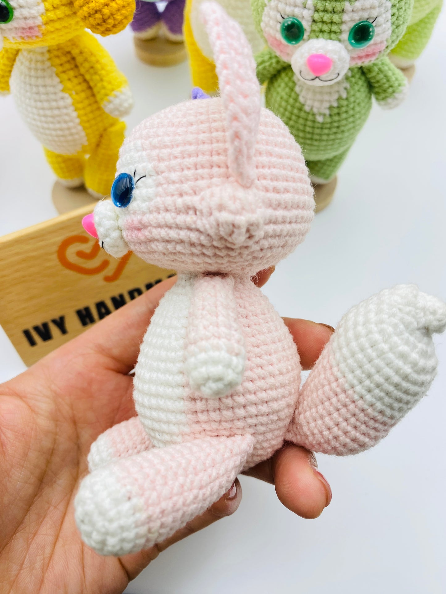 Duffy and friends(Cotton) (Can stand and sit)-Handmade Crochet