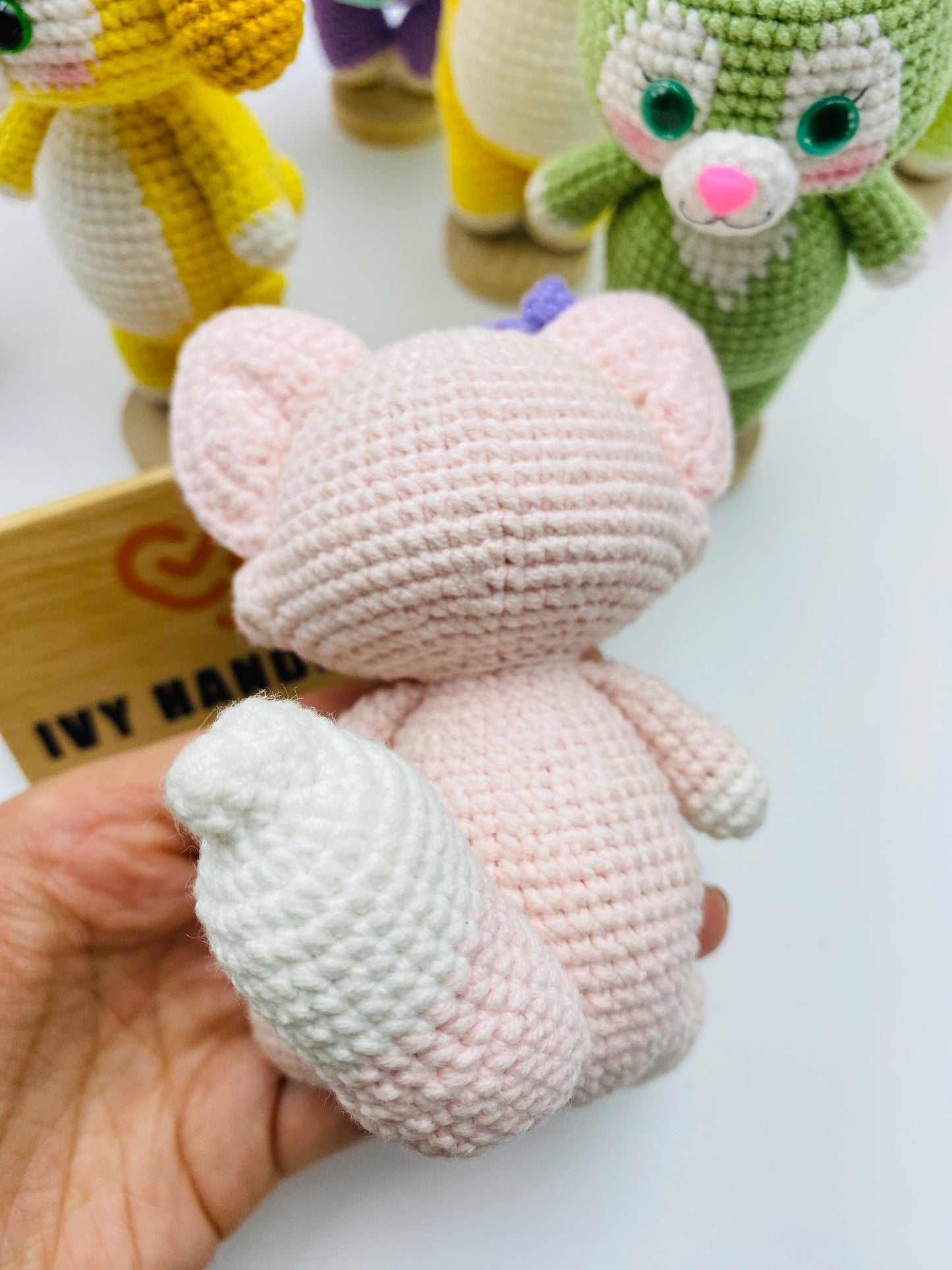 Duffy and friends(Cotton) (Can stand and sit)-Handmade Crochet
