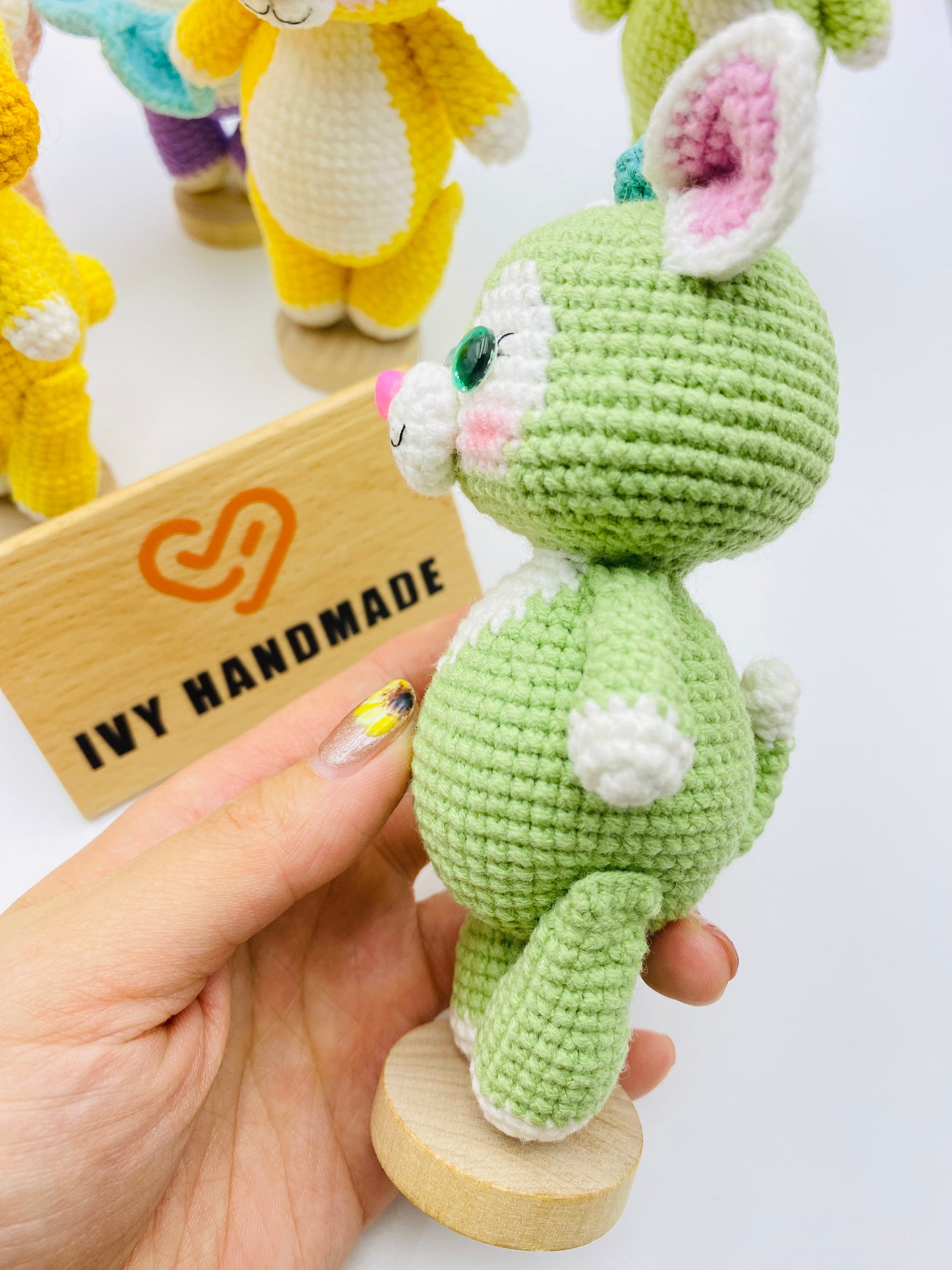Duffy and friends(Cotton) (Can stand and sit)-Handmade Crochet