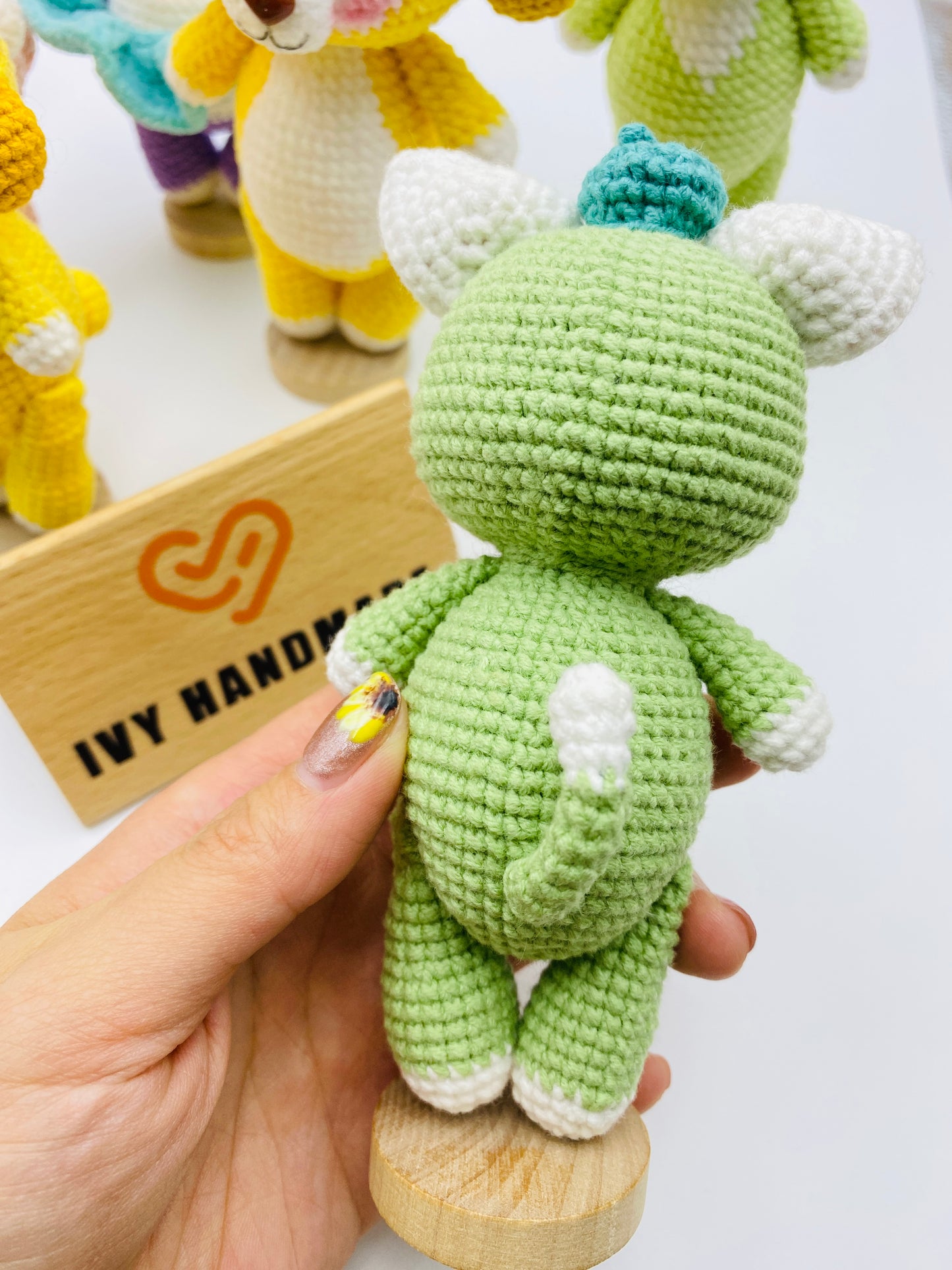 Duffy and friends(Cotton) (Can stand and sit)-Handmade Crochet