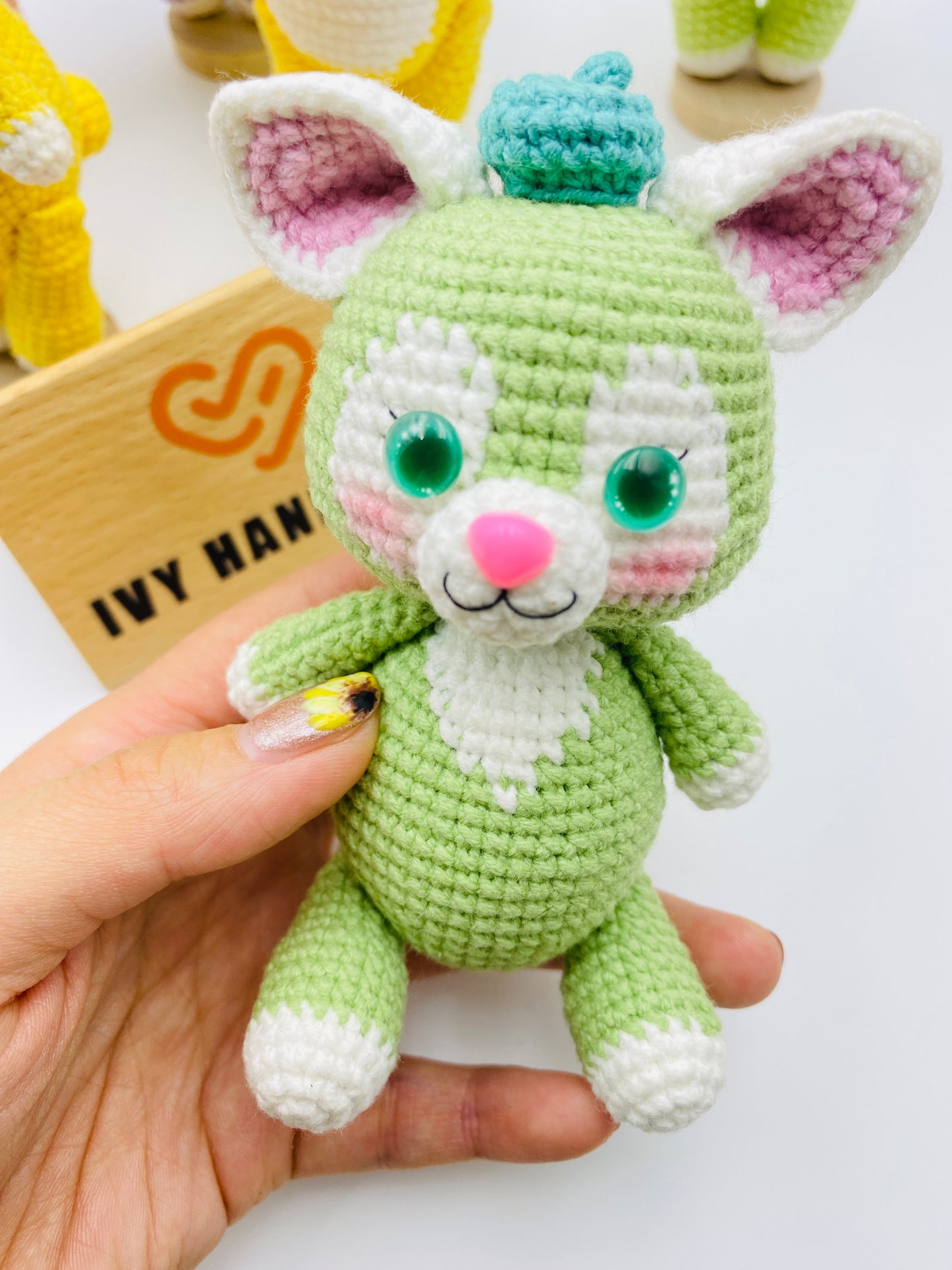 Duffy and friends(Cotton) (Can stand and sit)-Handmade Crochet