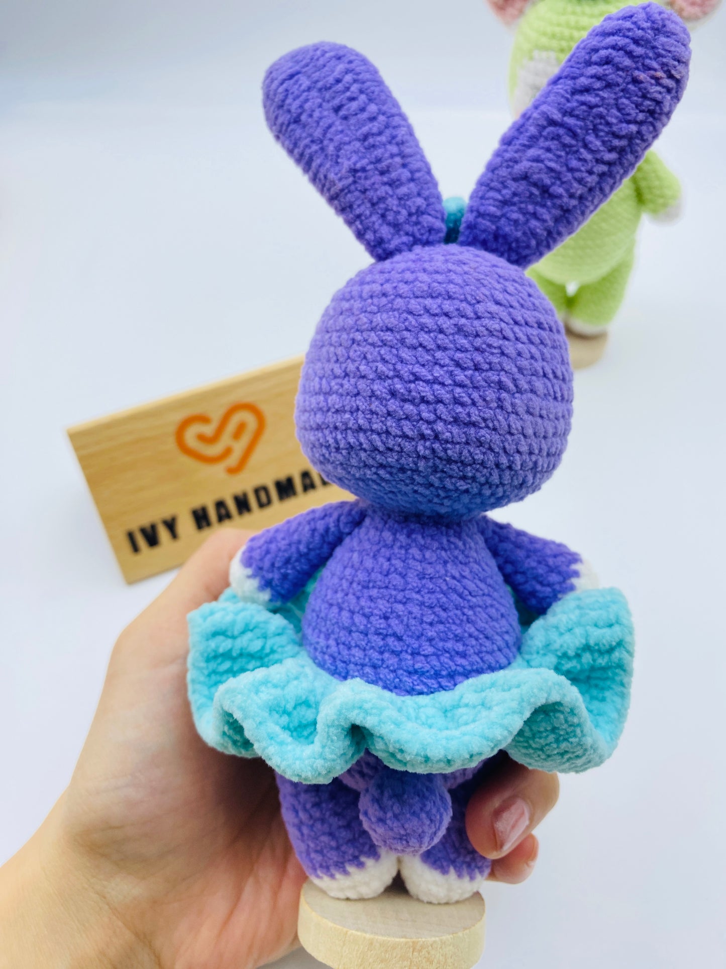 Duffy and friends(Fluffy)(Can stand and sit)-Handmade Crochet