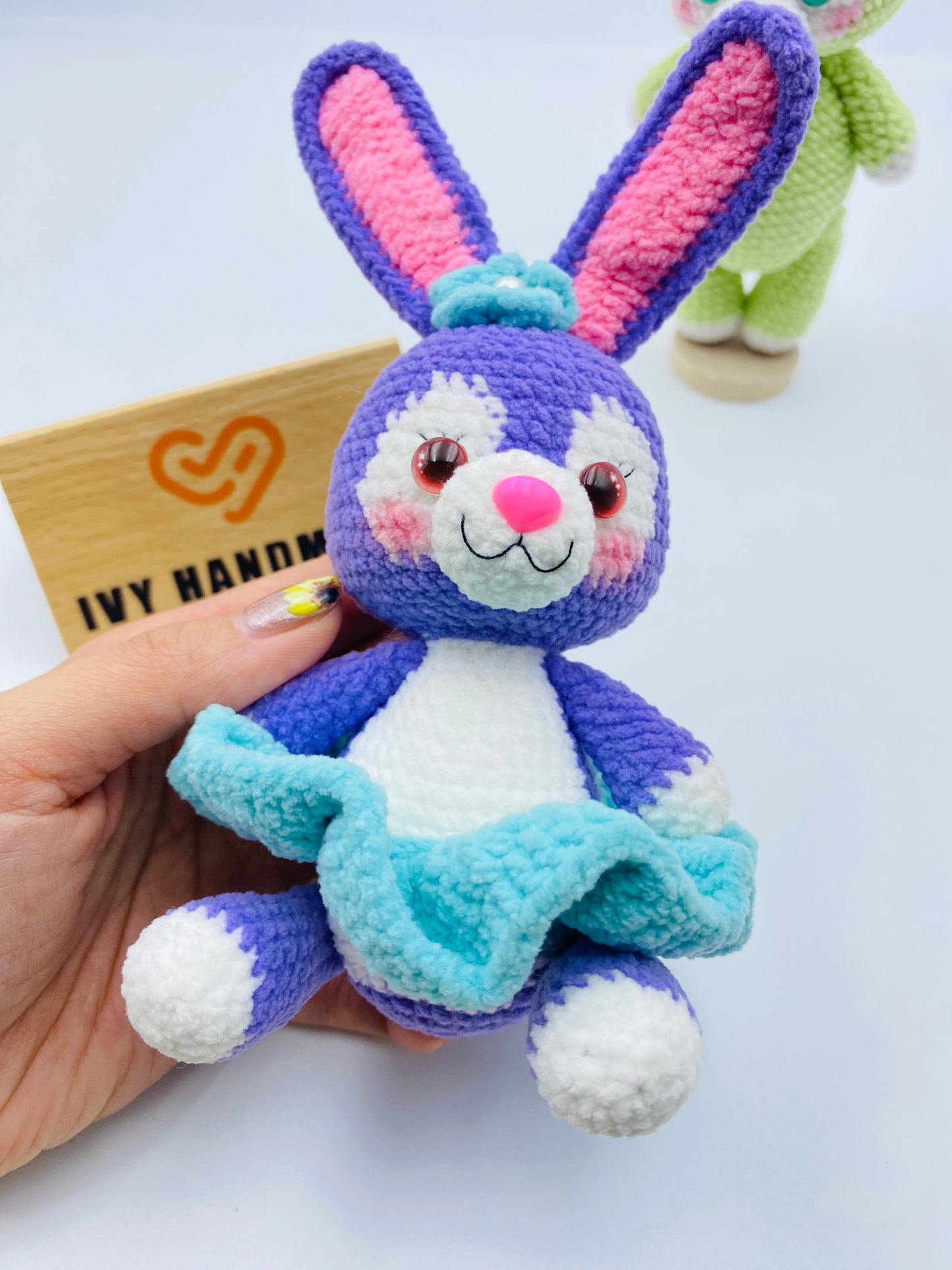 Duffy and friends(Fluffy)(Can stand and sit)-Handmade Crochet