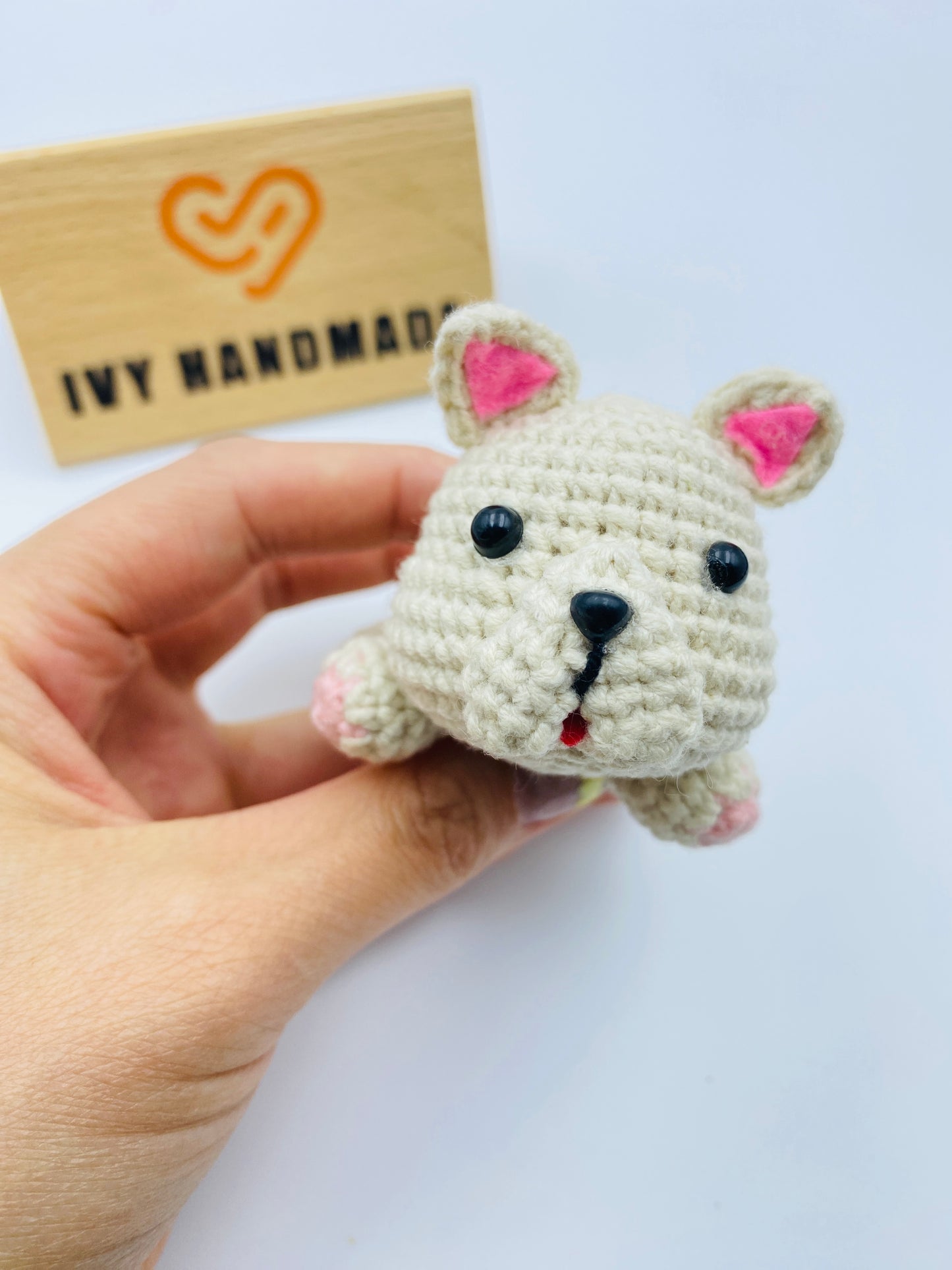 French BullDog-Handmade Crochet